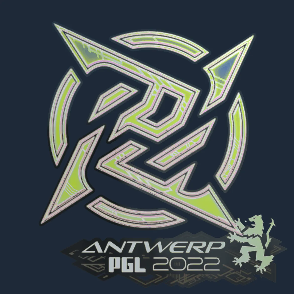 Sticker | Ninjas in Pyjamas (Holo) | Antwerp 2022