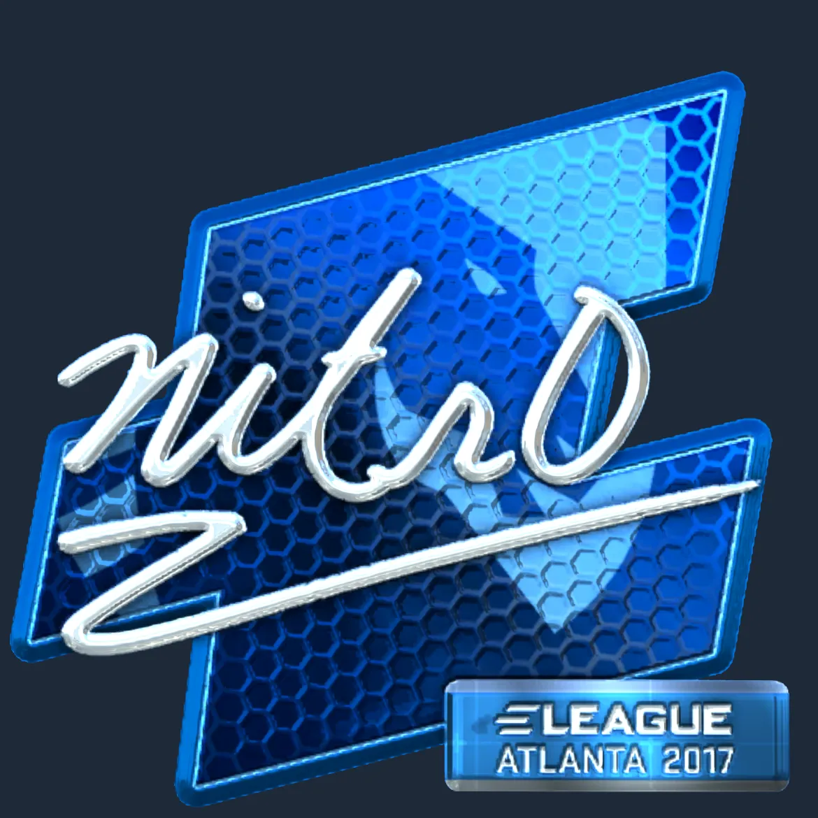 Sticker | nitr0 (Foil) | Atlanta 2017