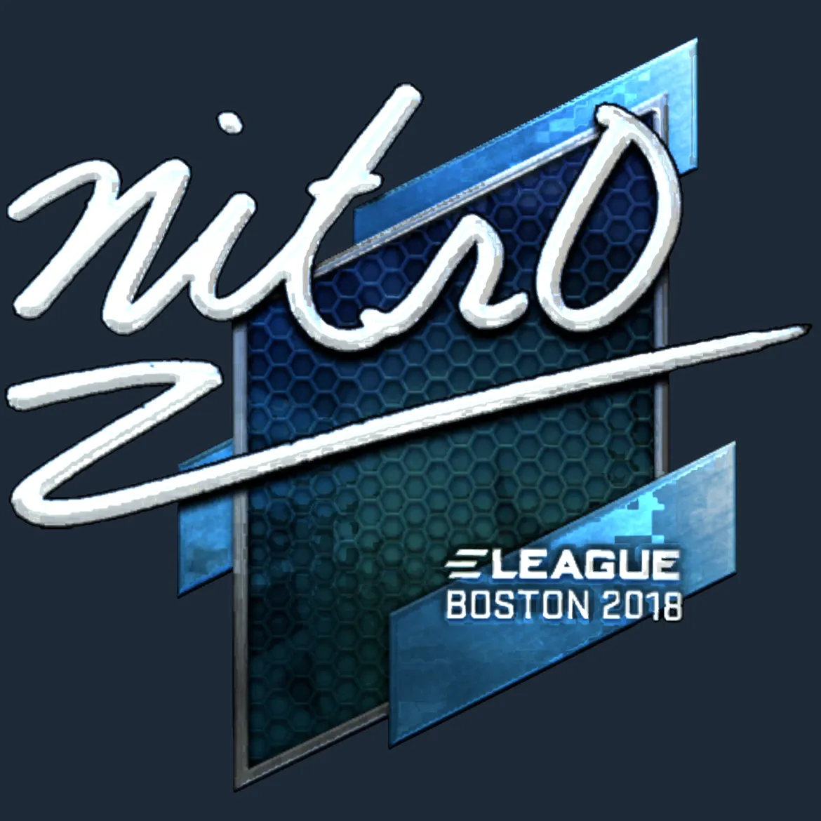 Sticker | nitr0 (Foil) | Boston 2018