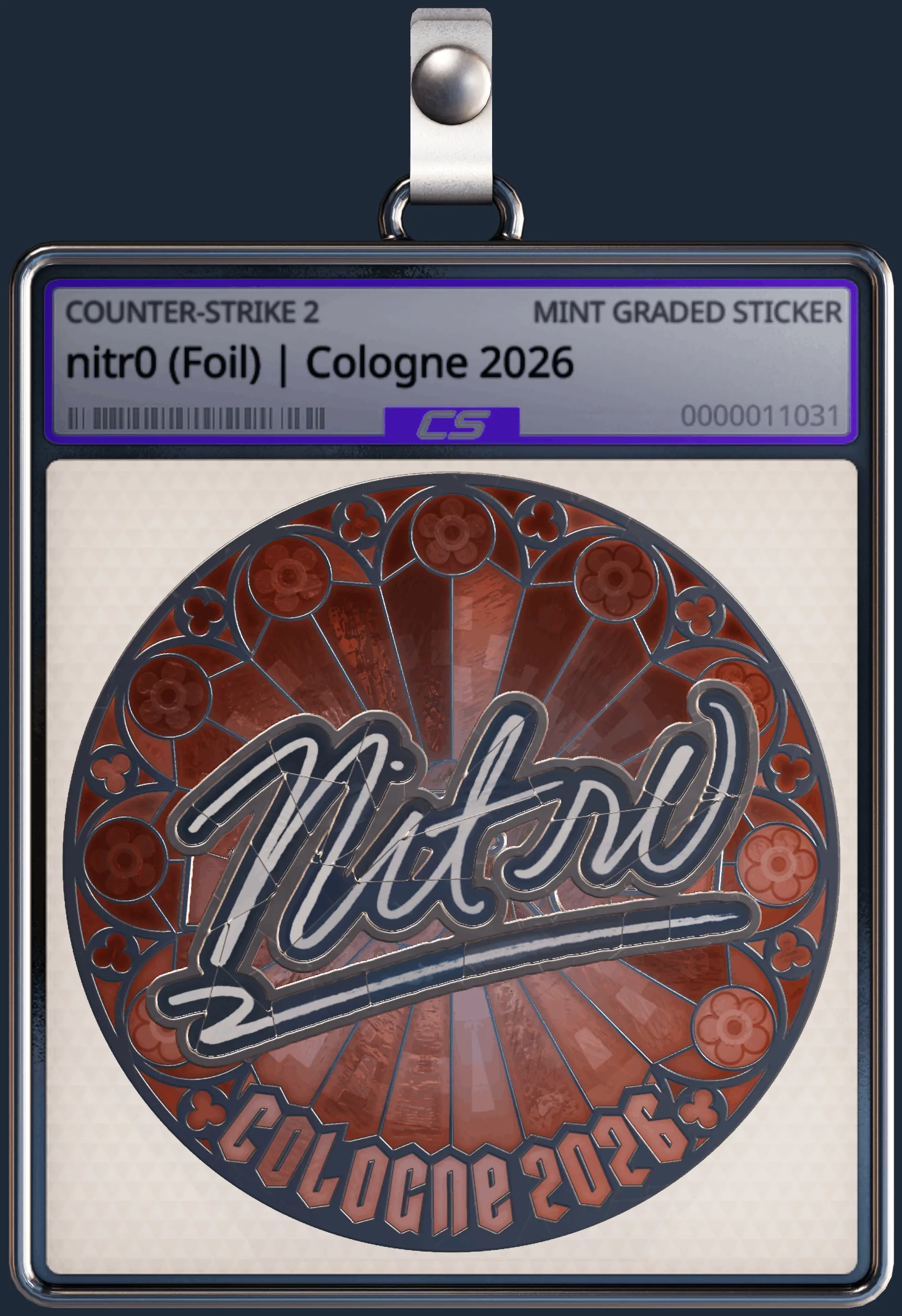 Sticker | nitr0 (Foil) | Cologne 2026 Sticker | nitr0 (Foil) | Cologne 2026