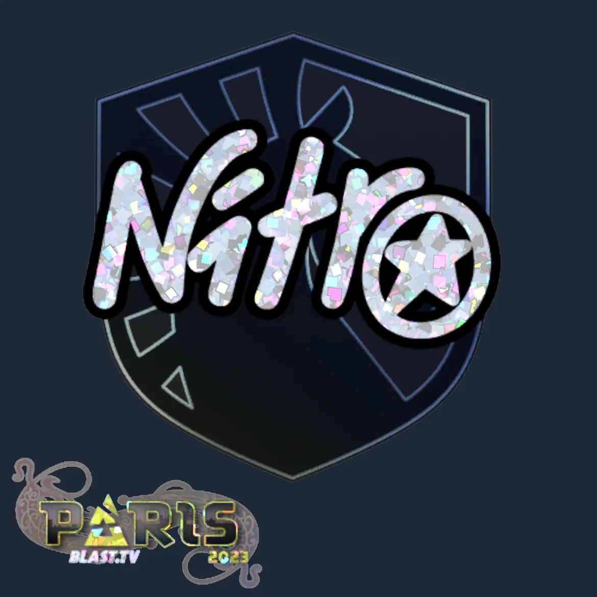 Sticker | nitr0 (Glitter) | Paris 2023