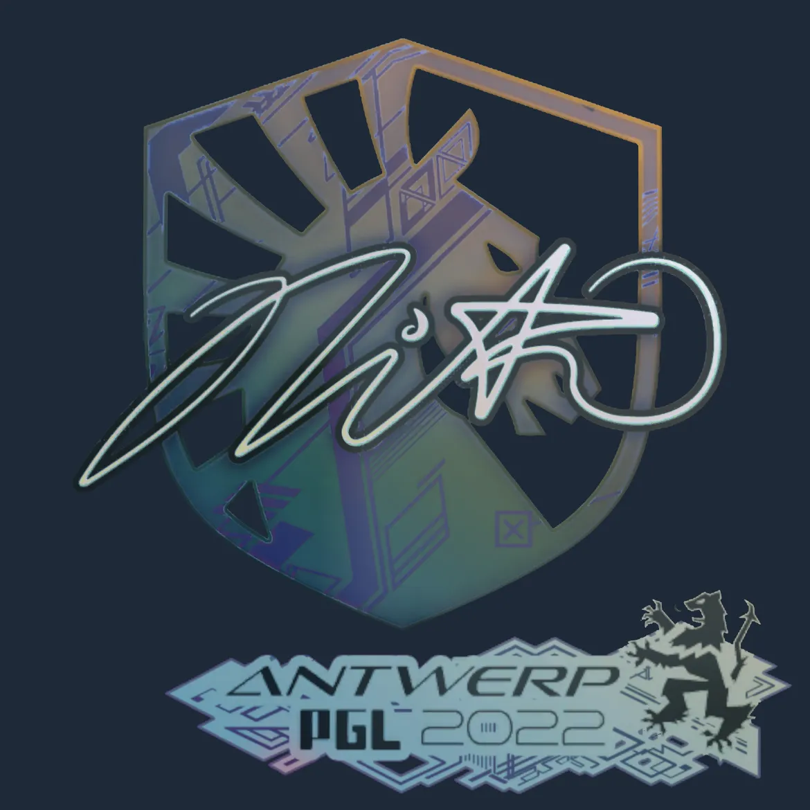 Sticker | nitr0 (Holo) | Antwerp 2022