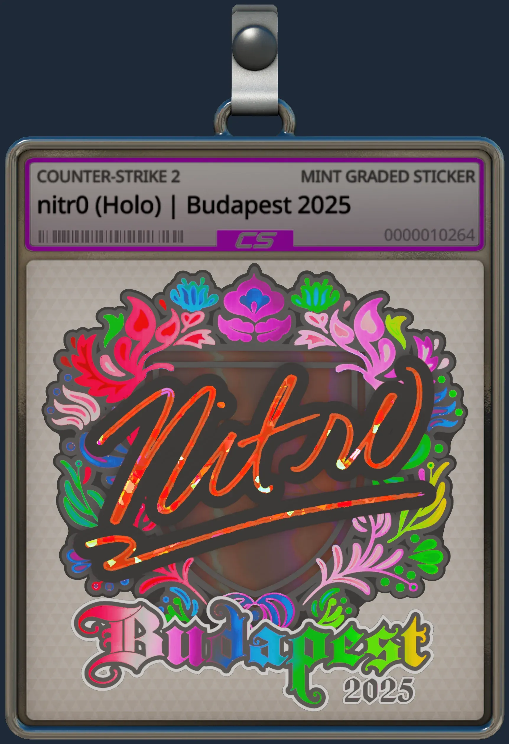 Sticker | nitr0 (Holo) | Budapest 2025