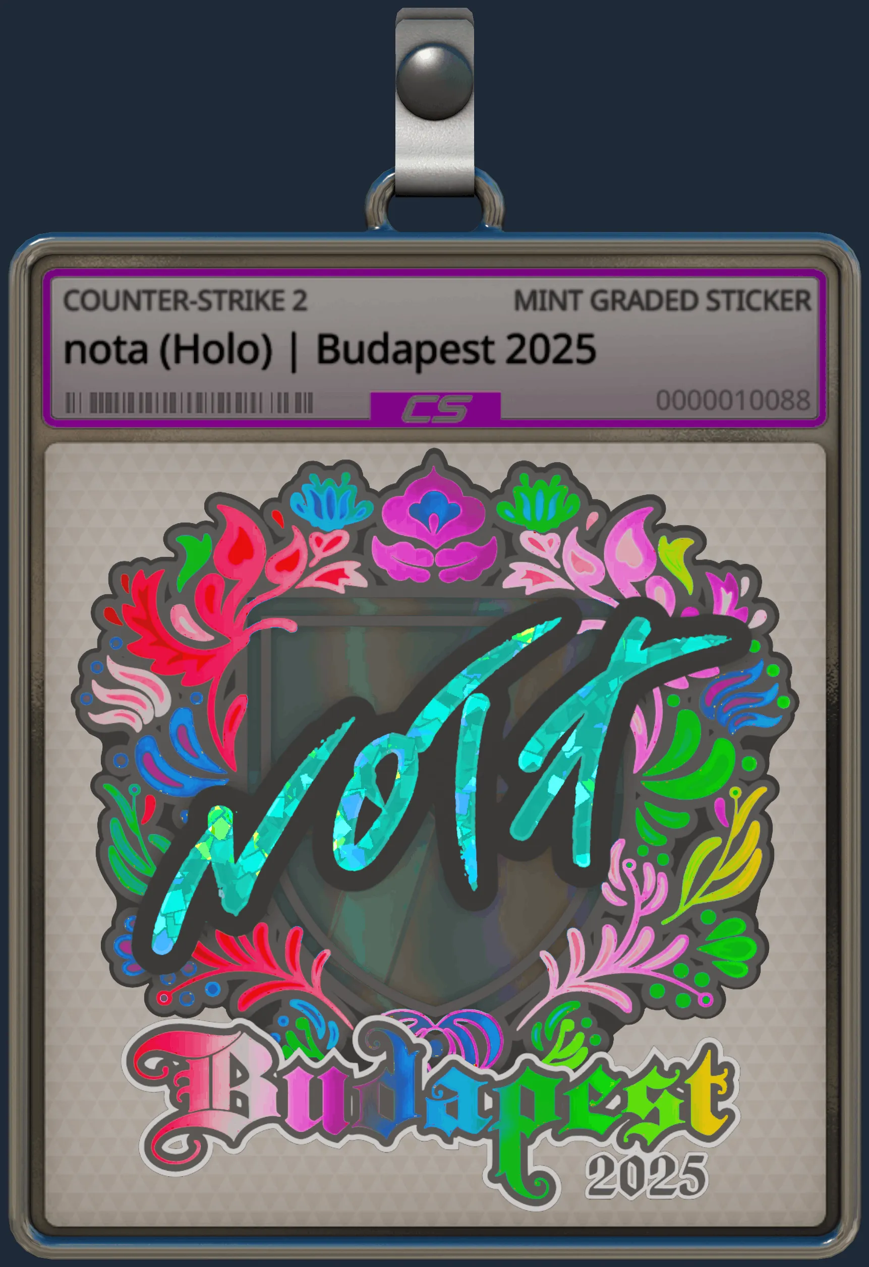 Sticker | nota (Holo) | Budapest 2025