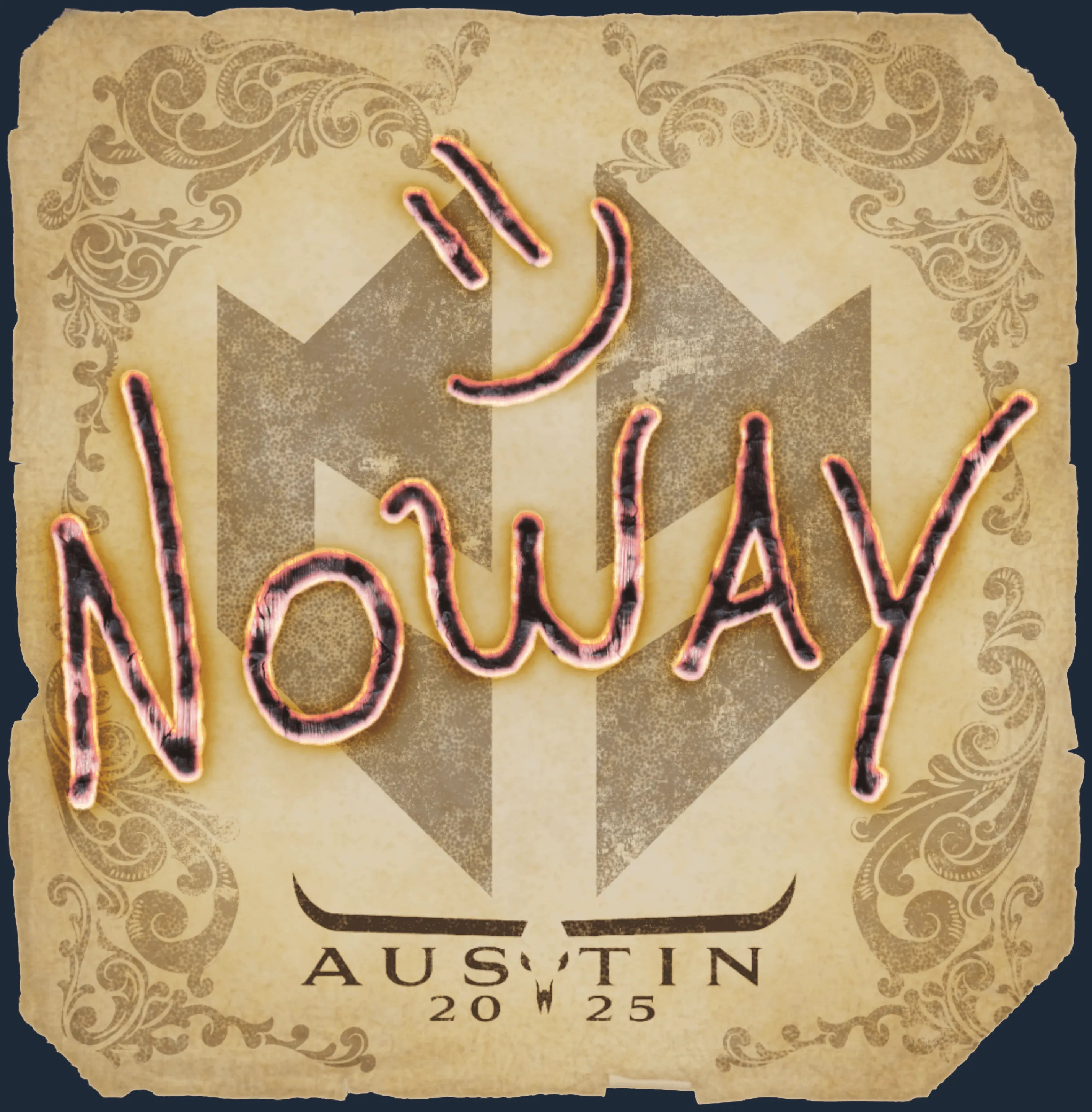 Sticker | noway | Austin 2025