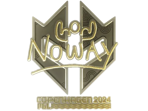 Sticker | noway (Gold) | Copenhagen 2024