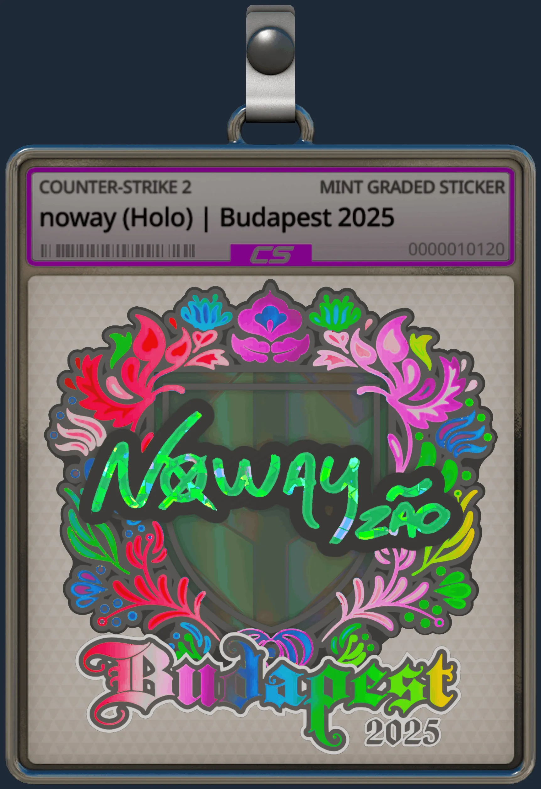 Sticker | noway (Holo) | Budapest 2025