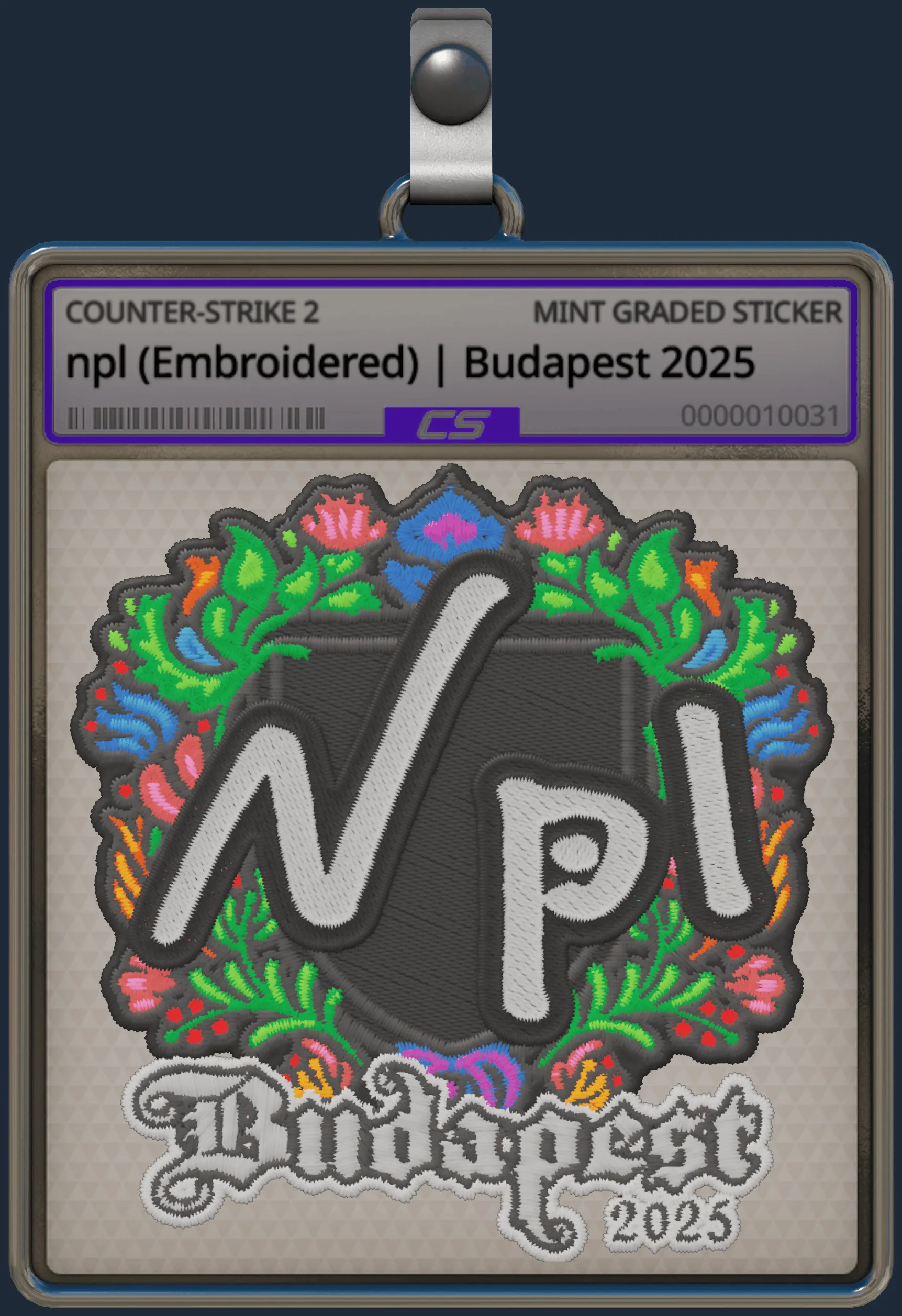 Sticker | npl (Embroidered) | Budapest 2025
