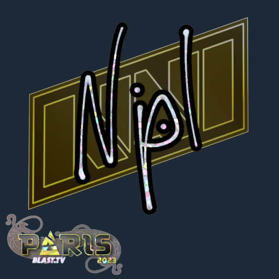 Sticker | npl (Glitter) | Paris 2023