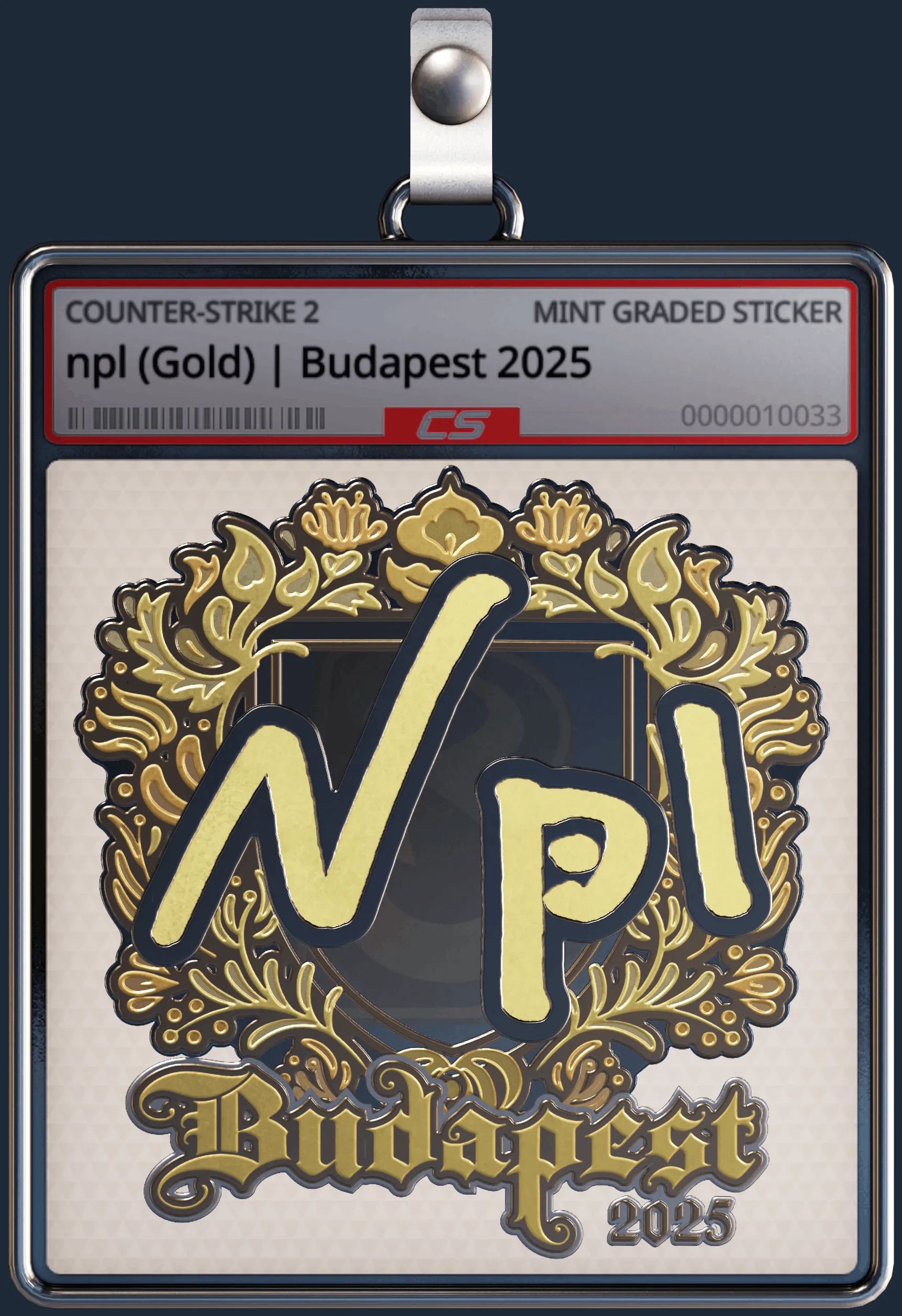 Sticker | npl (Gold) | Budapest 2025