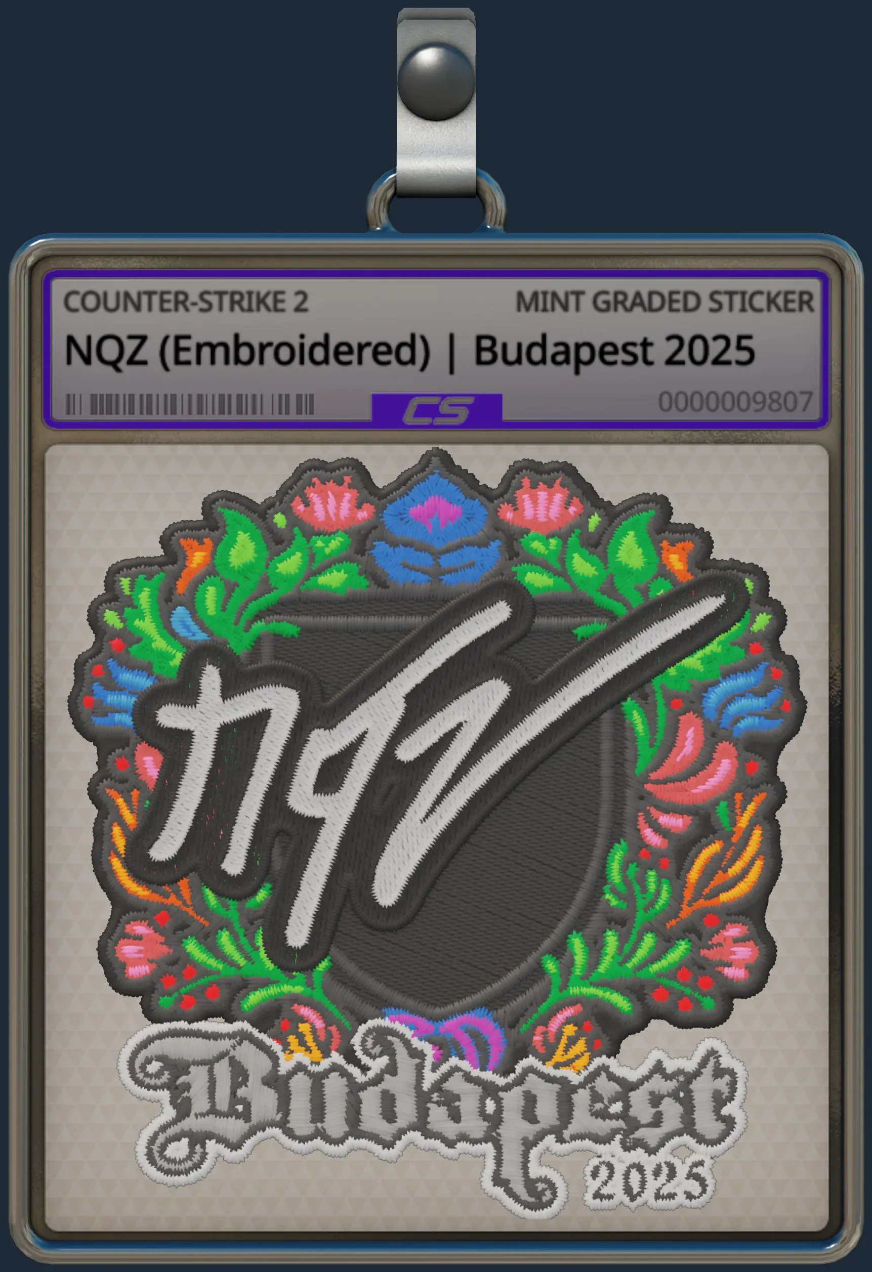 Sticker | NQZ (Embroidered) | Budapest 2025