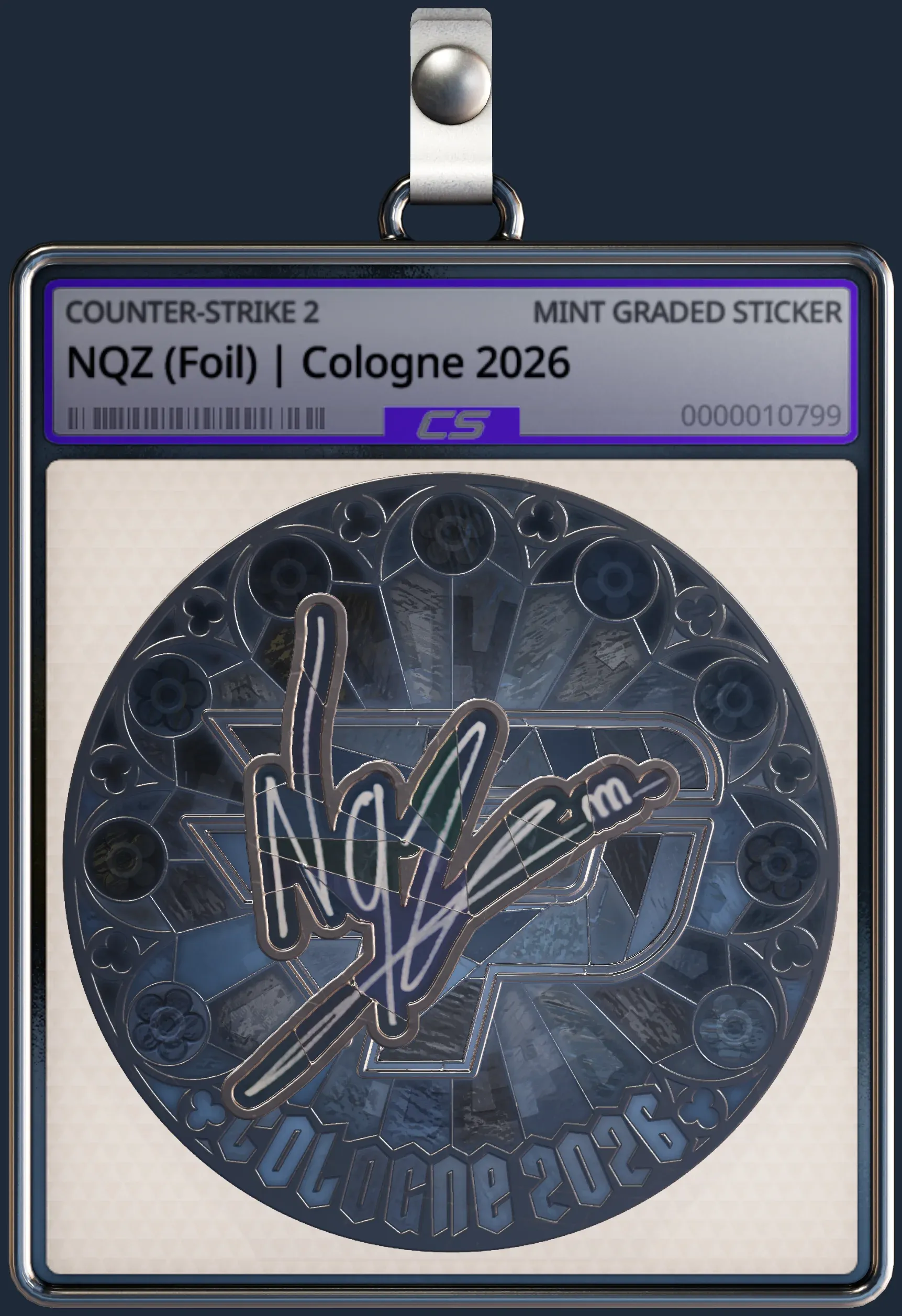 Sticker | NQZ (Foil) | Cologne 2026