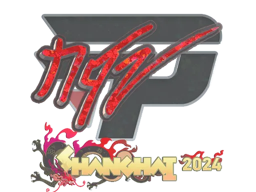 Sticker | NQZ (Glitter) | Shanghai 2024