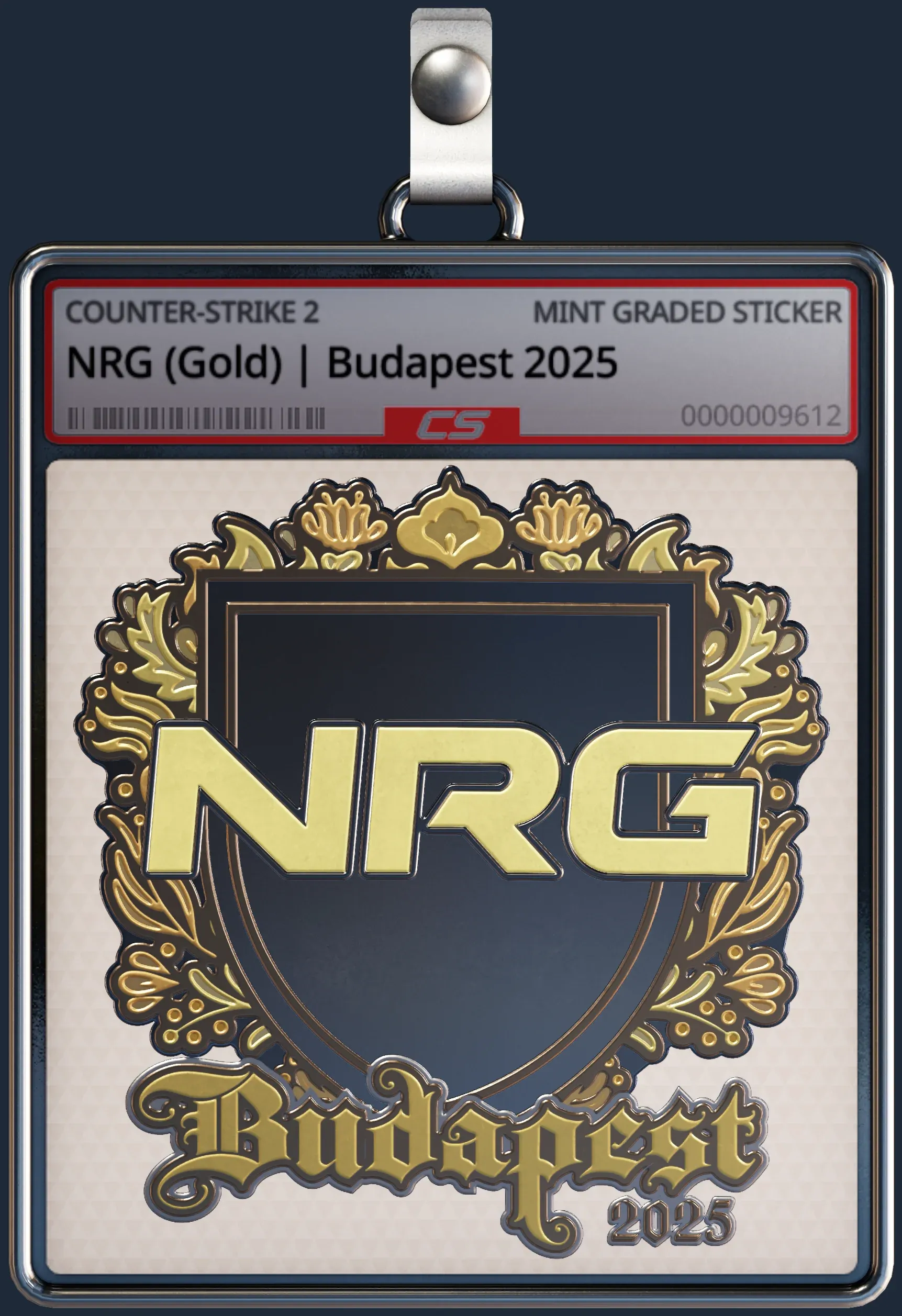 Sticker | NRG (Gold) | Budapest 2025