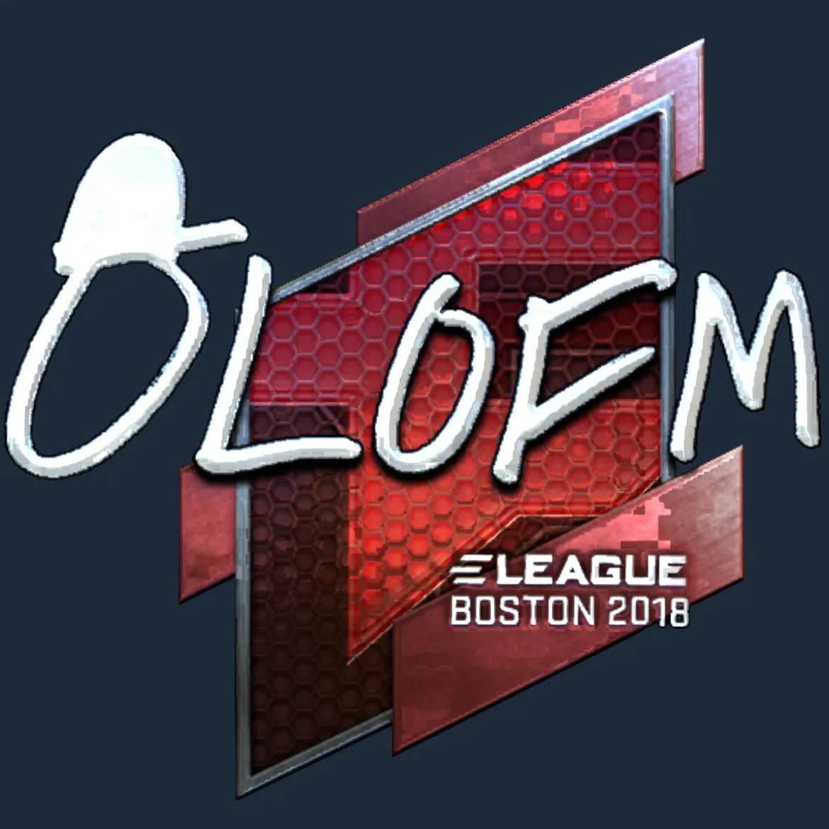 Sticker | olofmeister (Foil) | Boston 2018