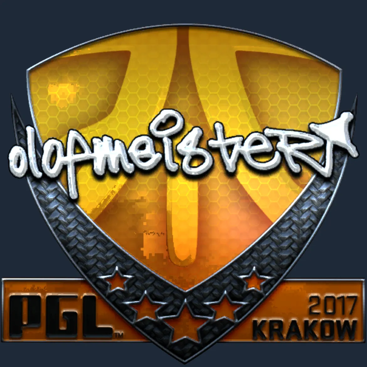 Sticker | olofmeister (Foil) | Krakow 2017