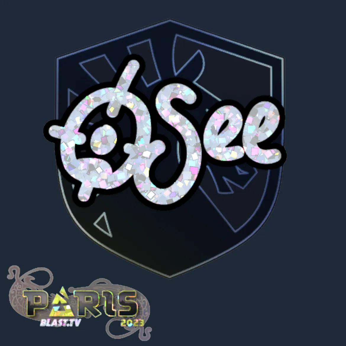Sticker | oSee (Glitter) | Paris 2023