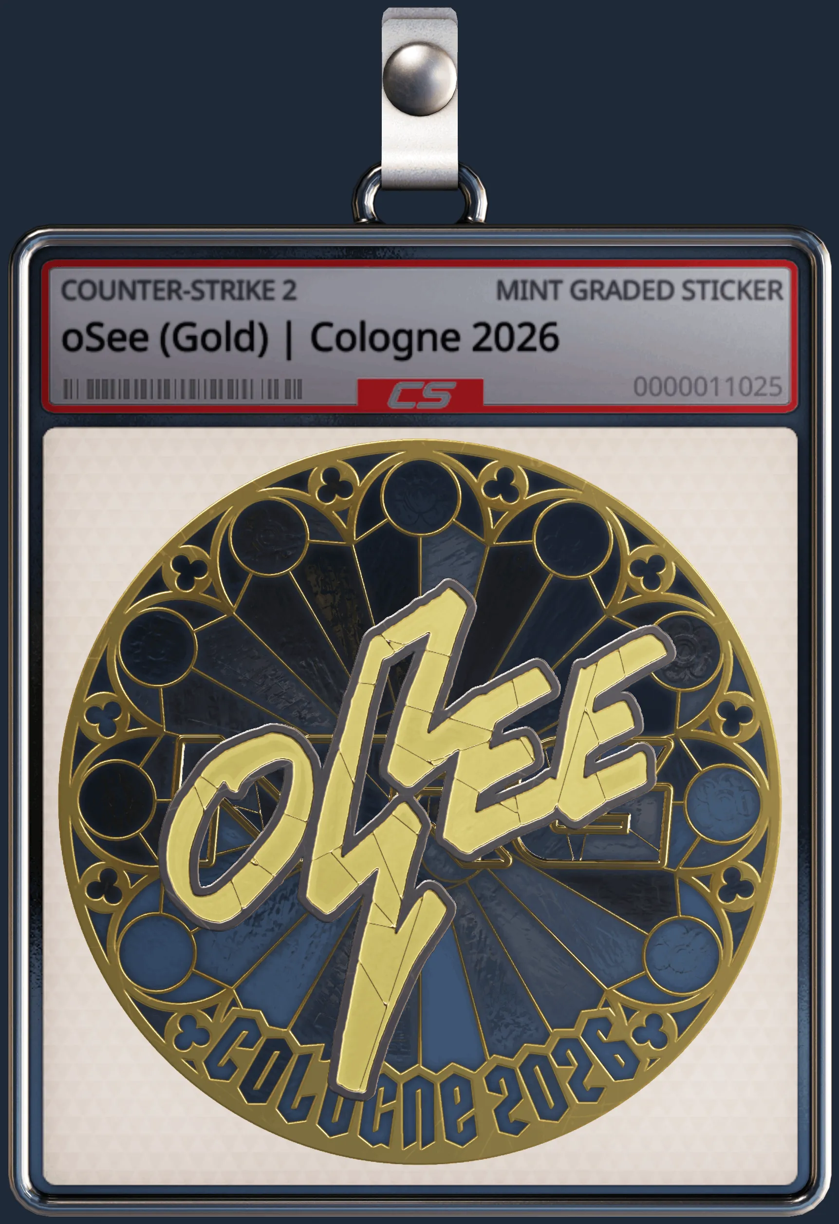 Sticker | oSee (Gold) | Cologne 2026 Sticker | oSee (Gold) | Cologne 2026