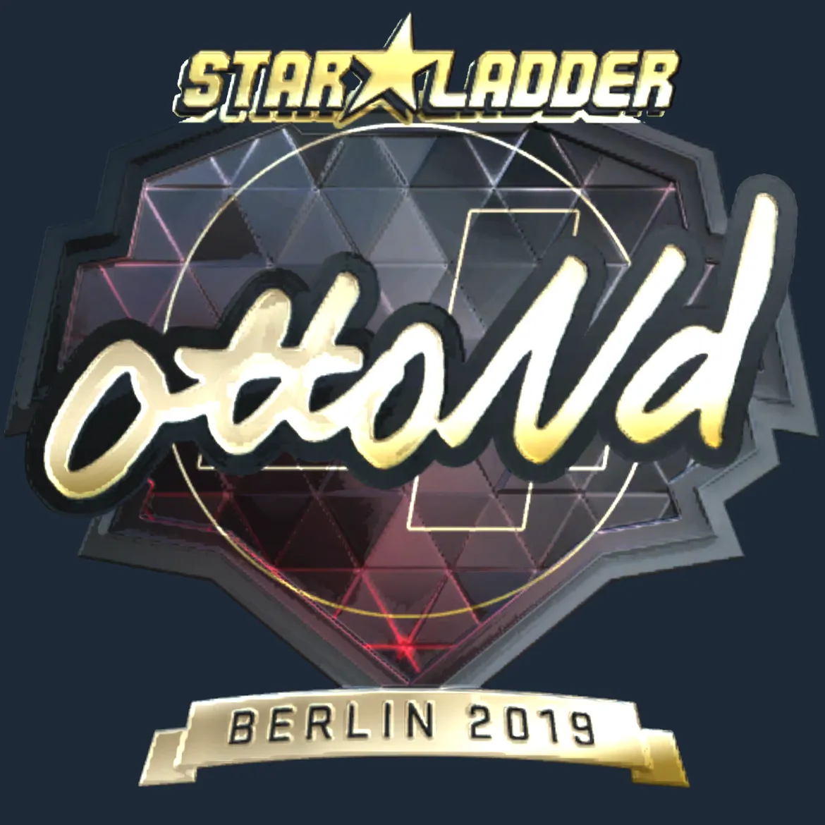 Sticker | ottoNd (Gold) | Berlin 2019