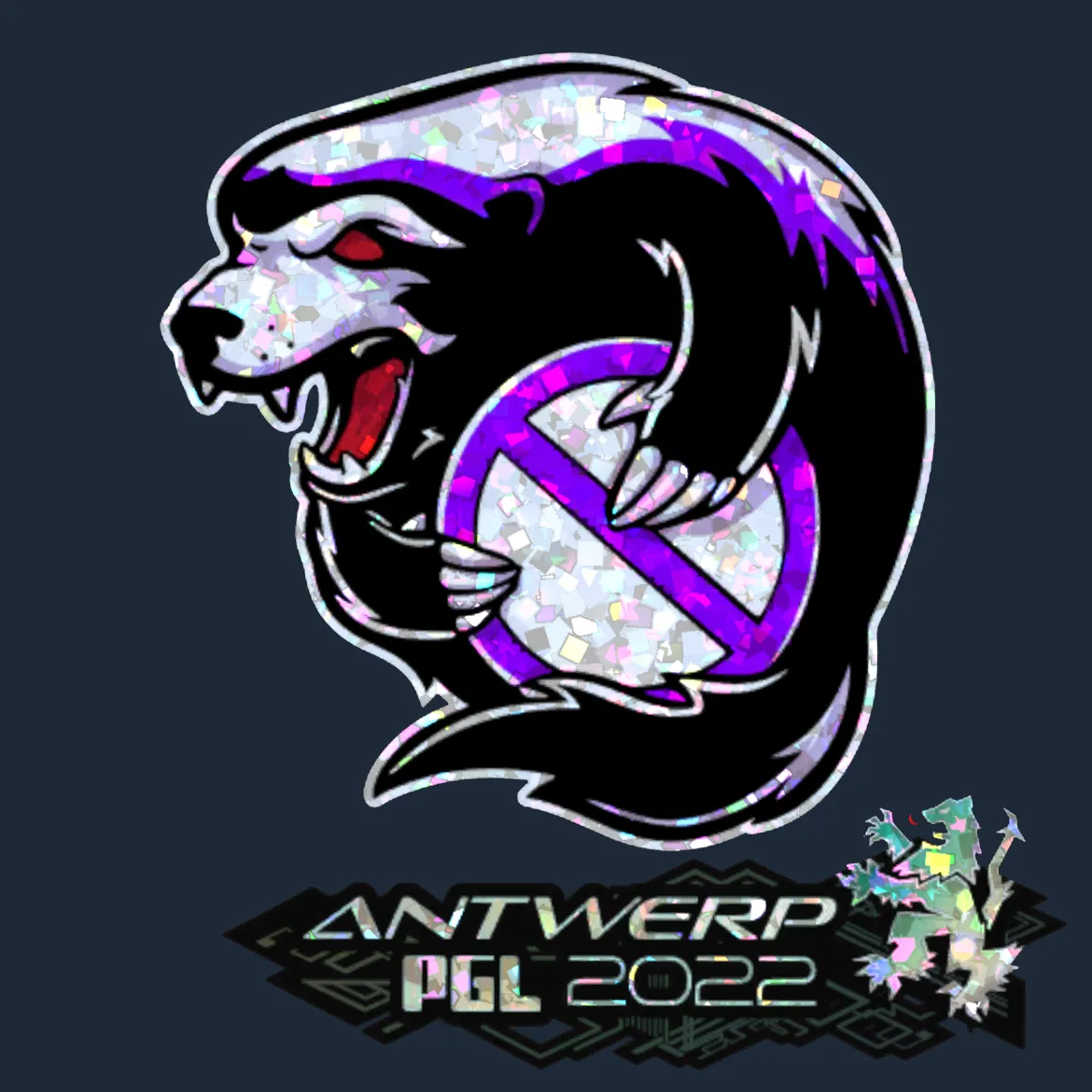 Sticker | Outsiders (Glitter) | Antwerp 2022