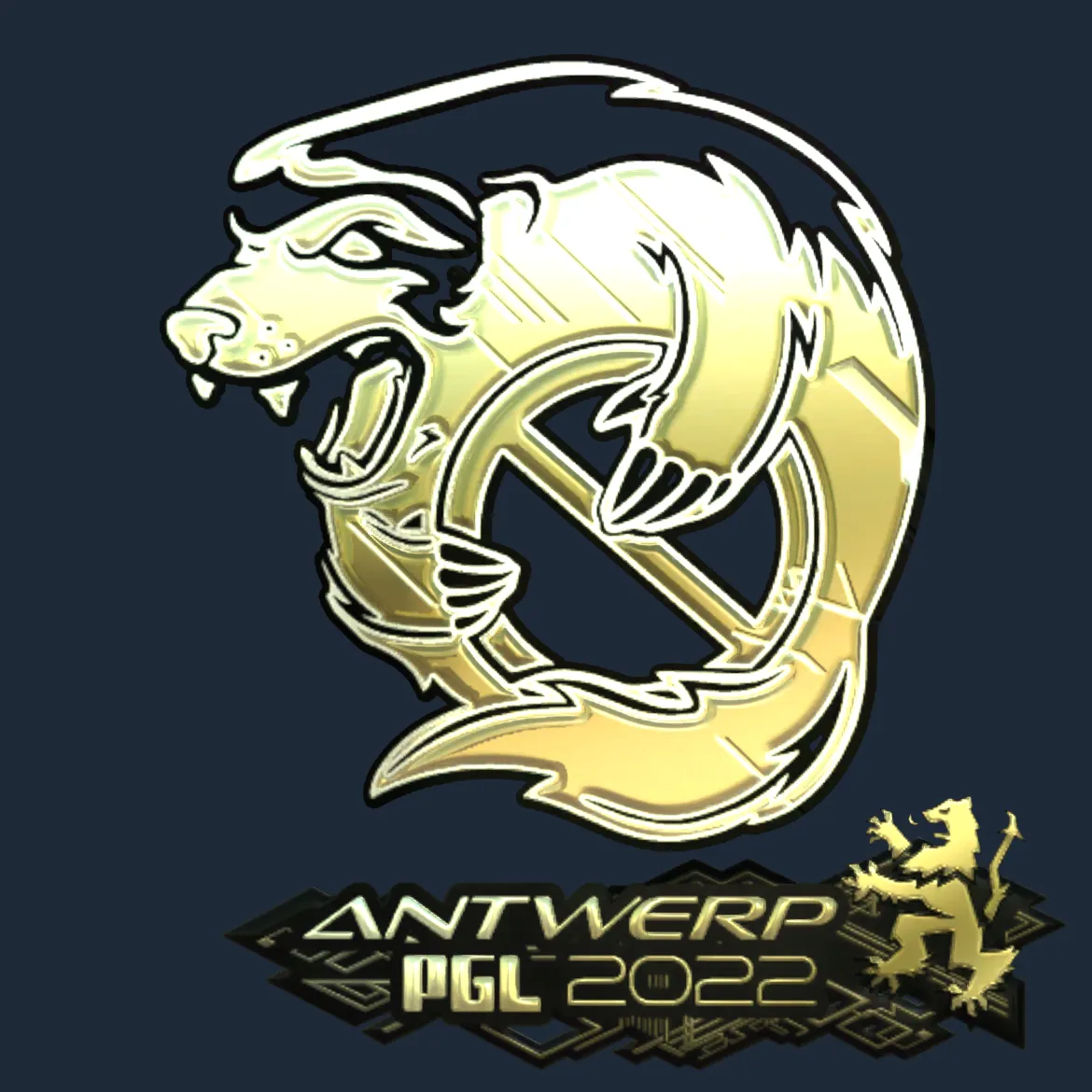 Sticker | Outsiders (Gold) | Antwerp 2022