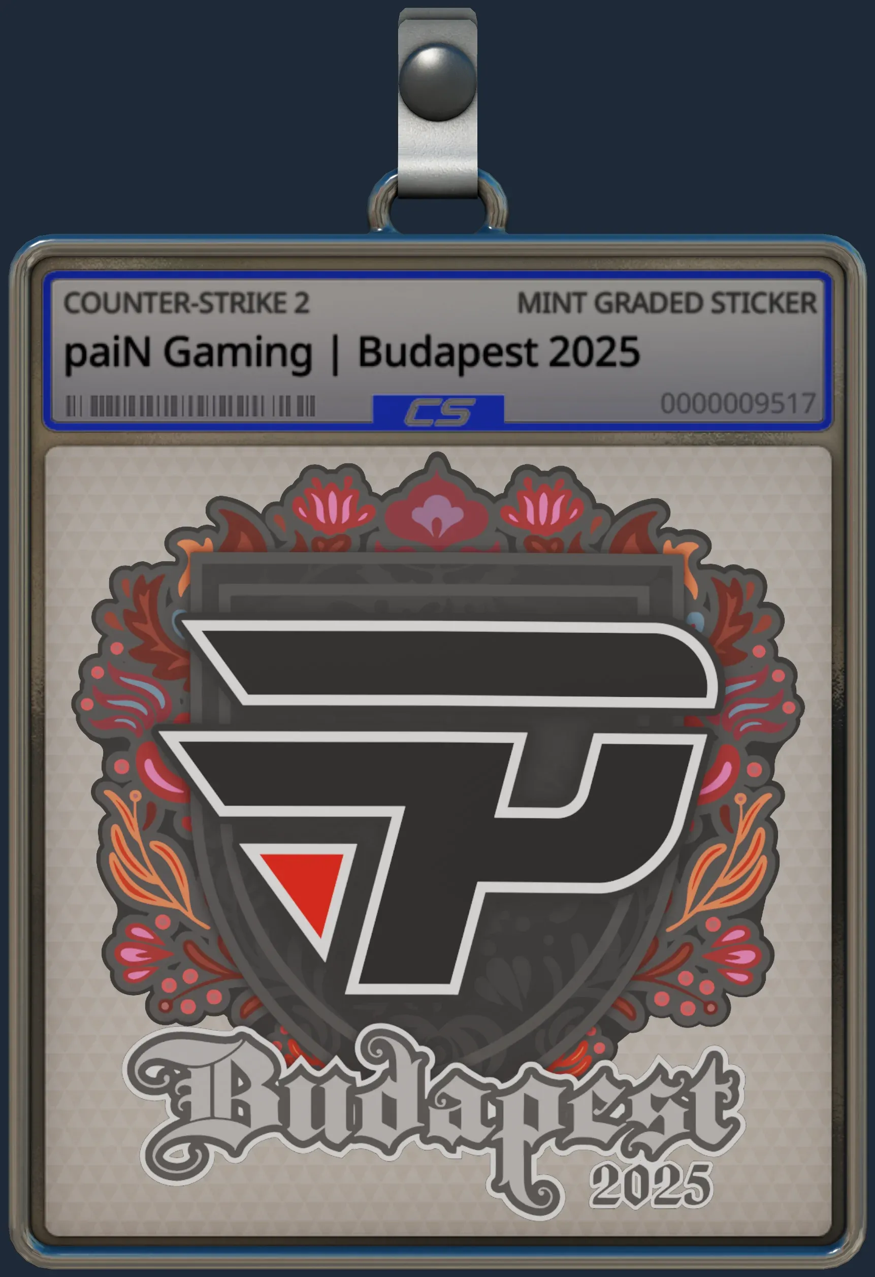 Sticker | paiN Gaming | Budapest 2025