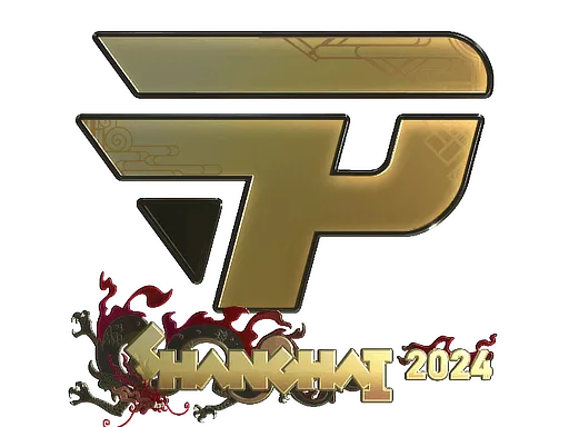 Sticker | paiN Gaming (Gold) | Shanghai 2024