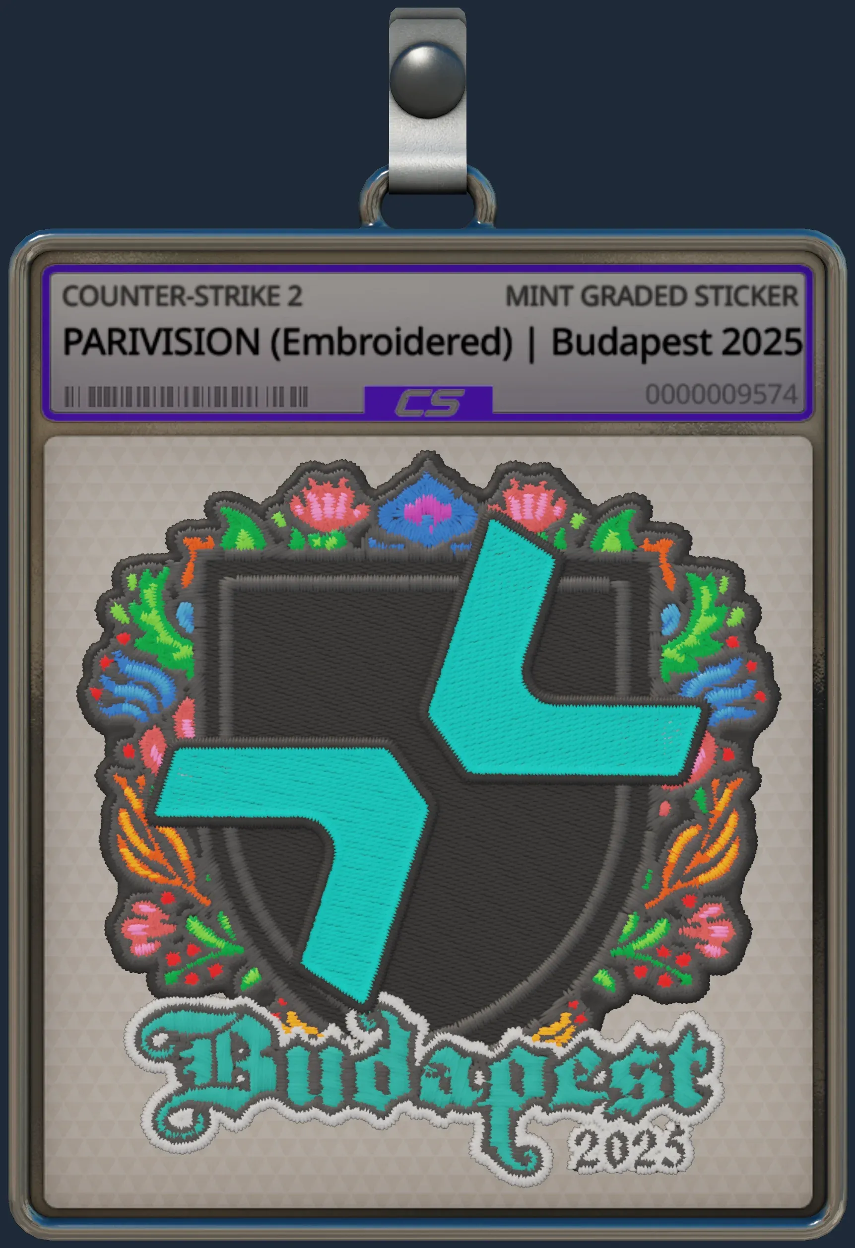 Sticker | PARIVISION (Embroidered) | Budapest 2025