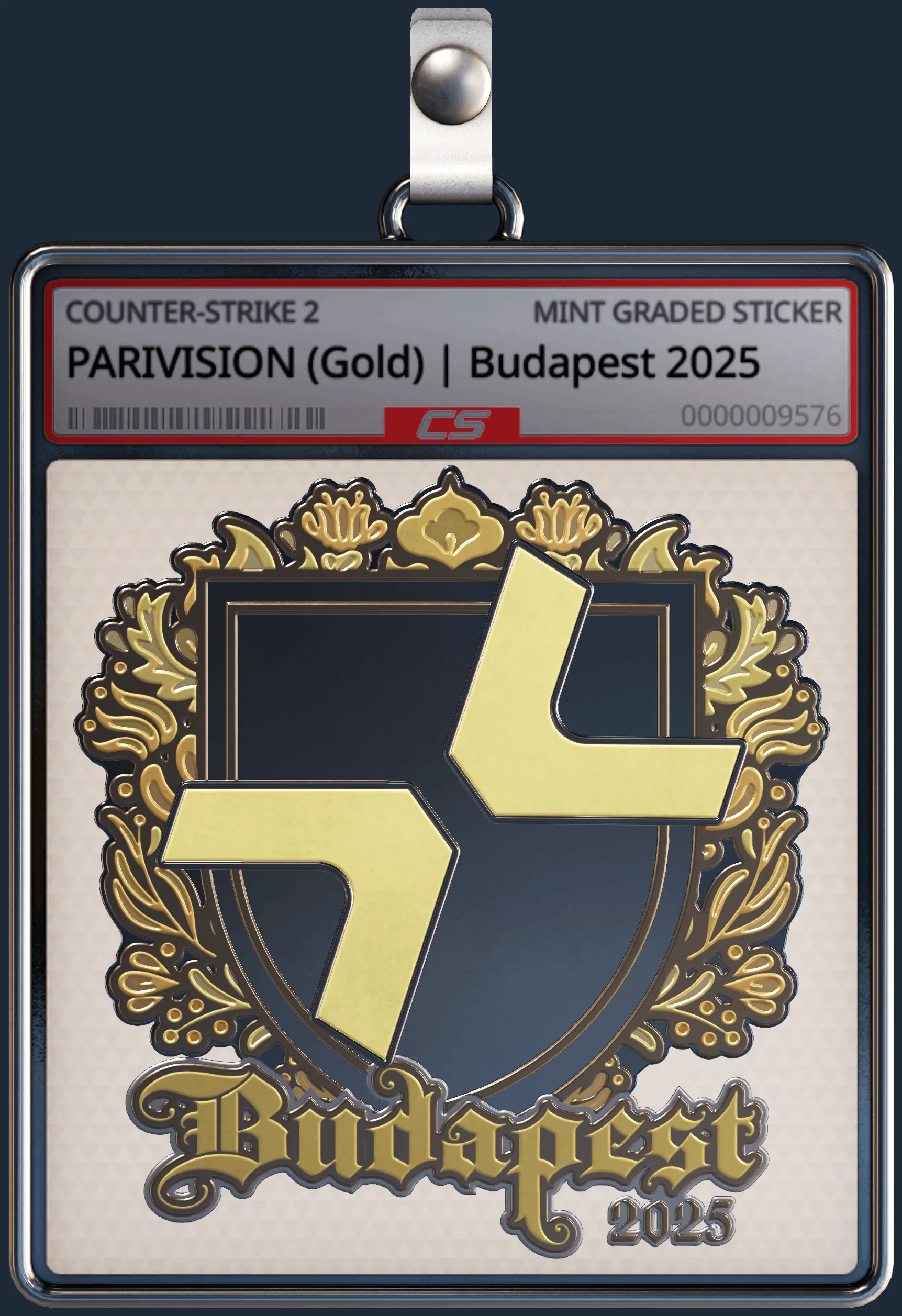Sticker | PARIVISION (Gold) | Budapest 2025
