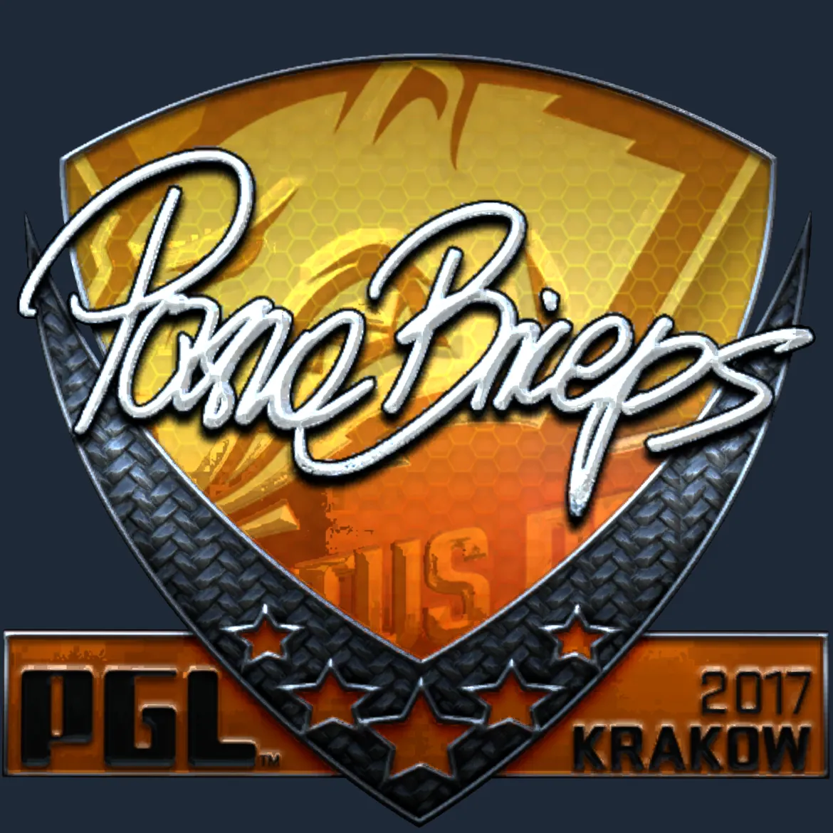 Sticker | pashaBiceps (Foil) | Krakow 2017