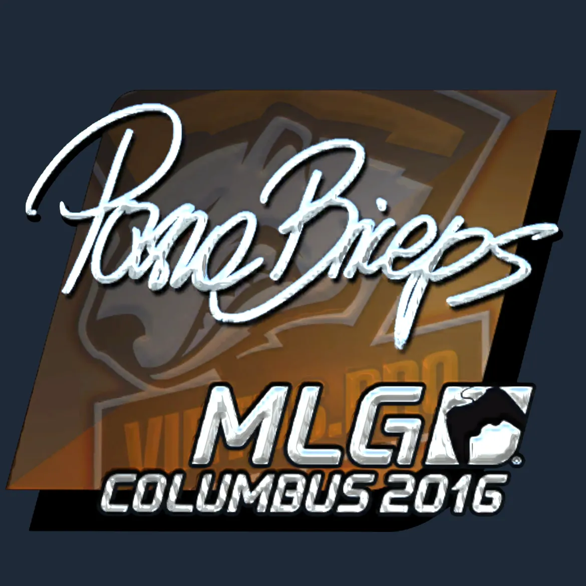 Sticker | pashaBiceps (Foil) | MLG Columbus 2016