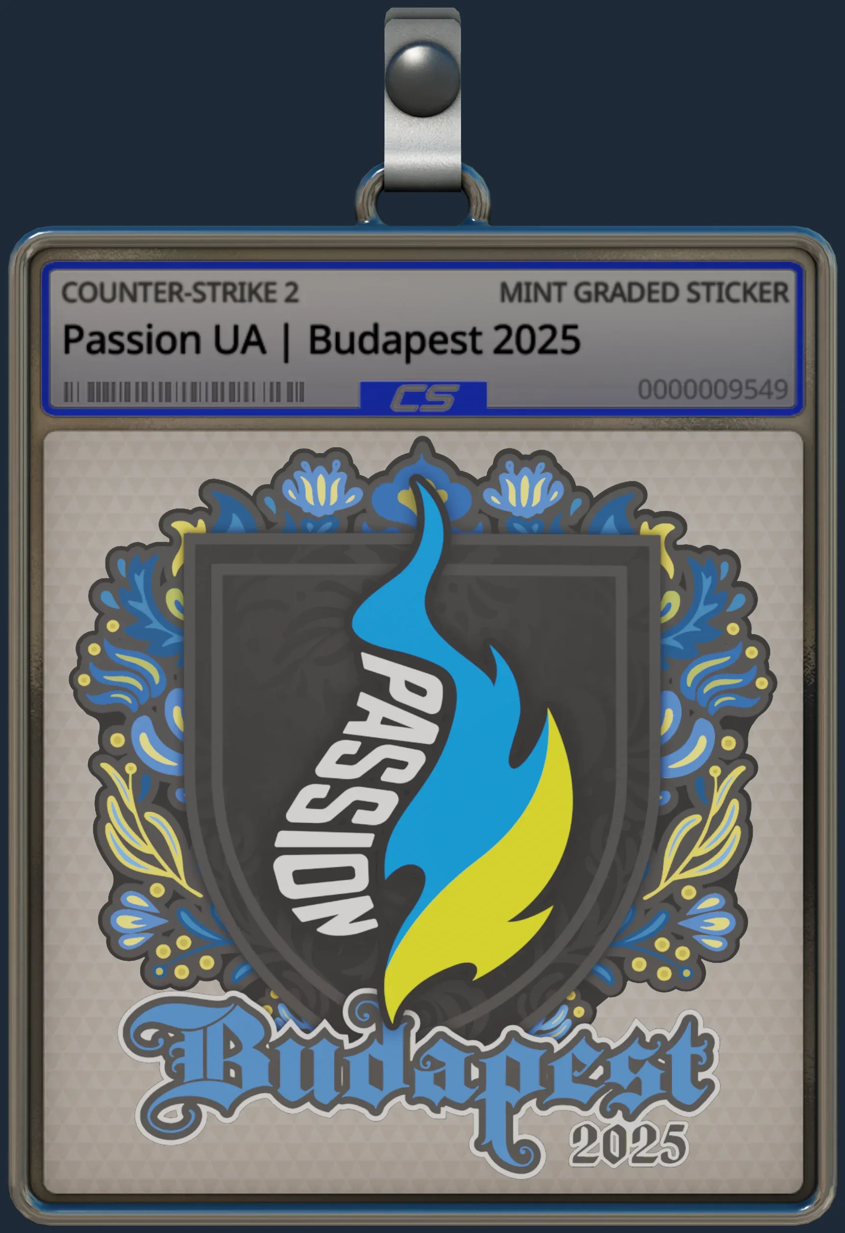 Sticker | Passion UA | Budapest 2025