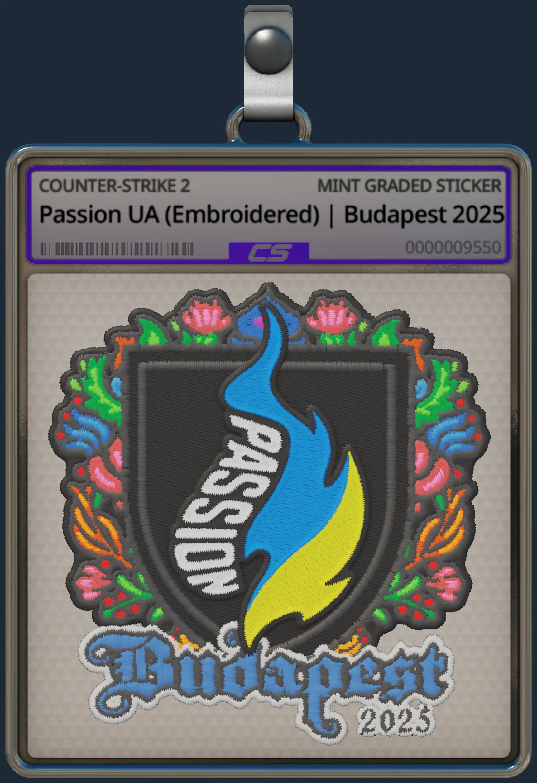 Sticker | Passion UA (Embroidered) | Budapest 2025