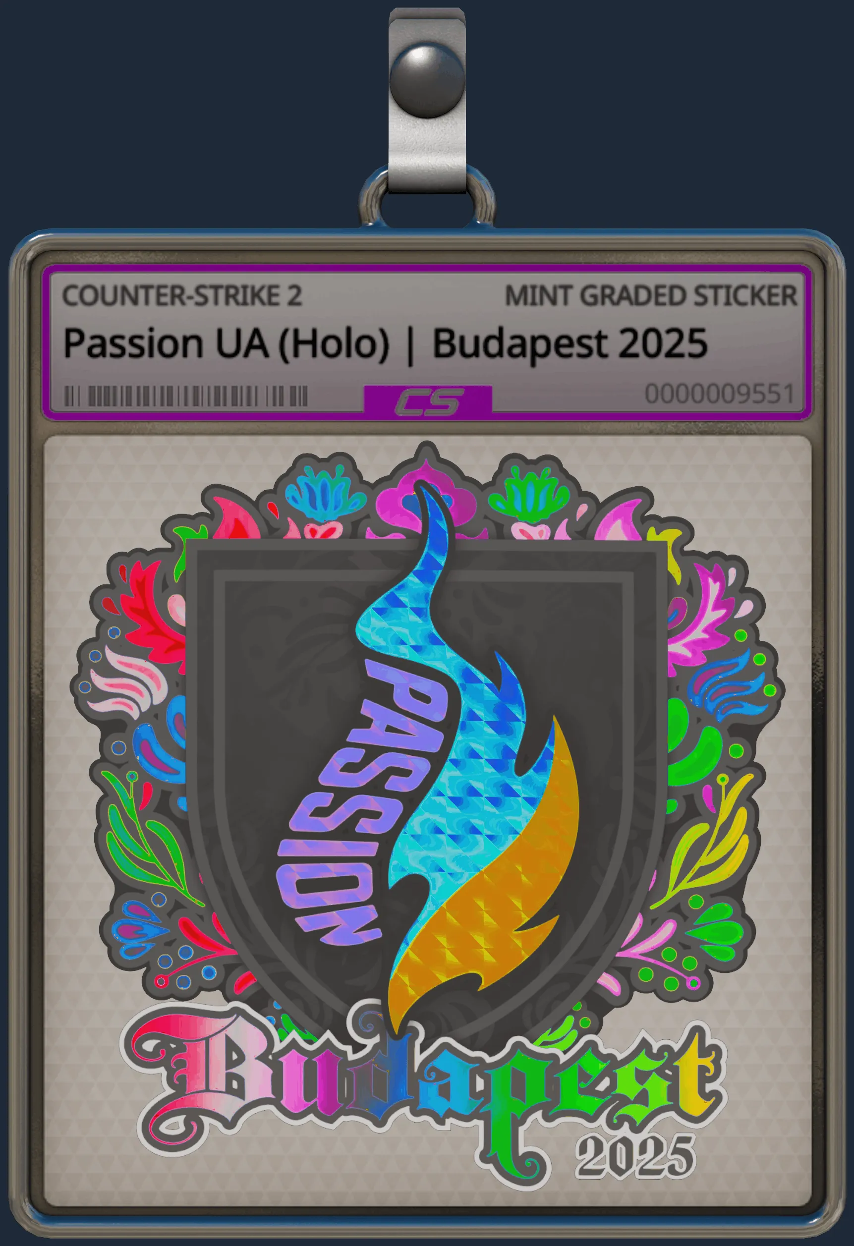 Sticker | Passion UA (Holo) | Budapest 2025
