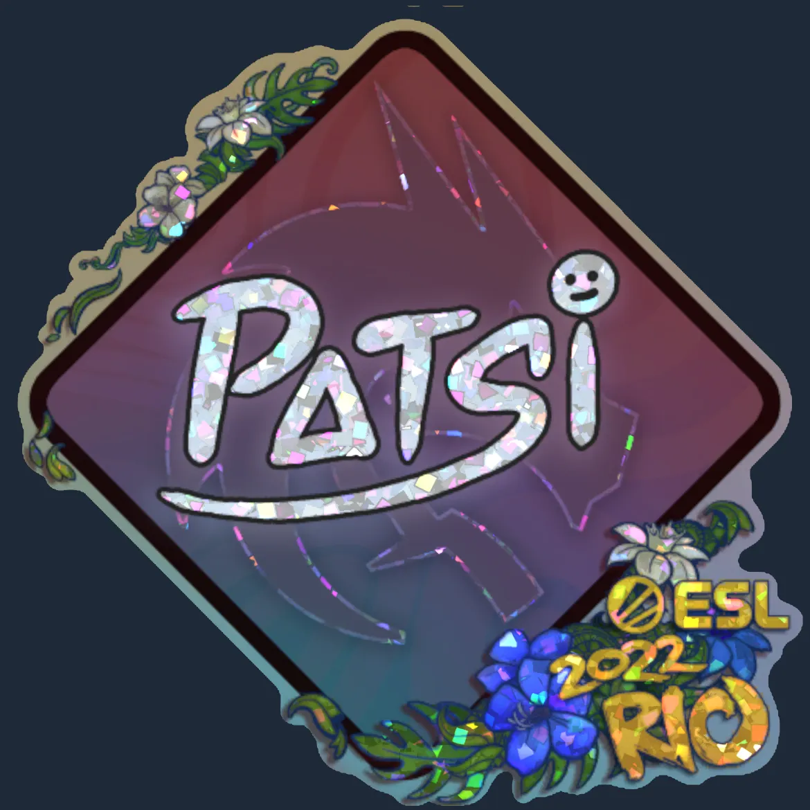 Sticker | Patsi (Glitter) | Rio 2022