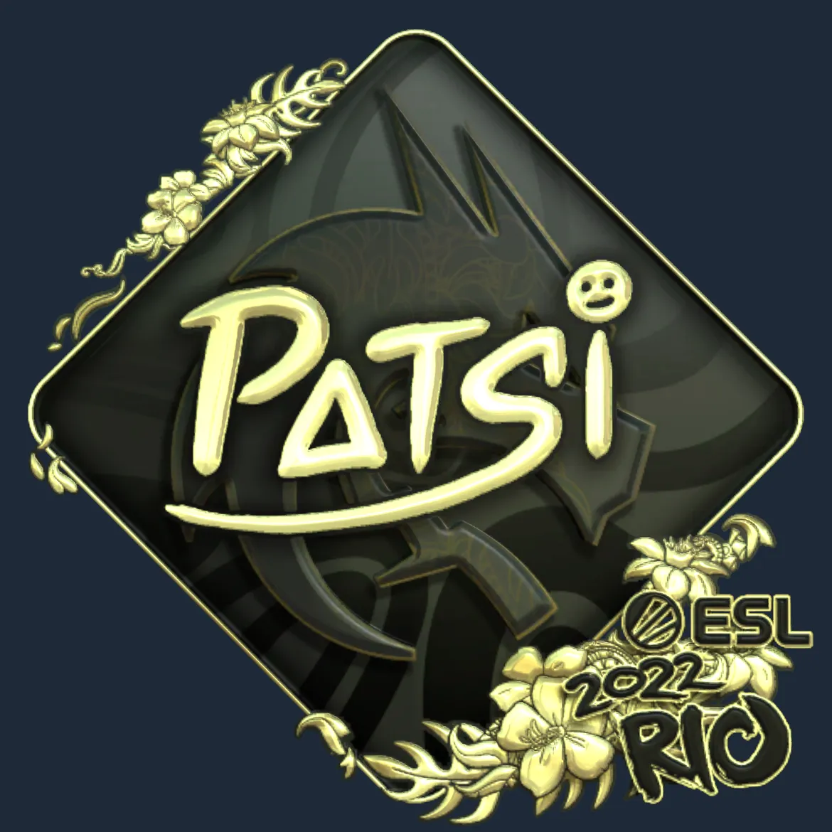 Sticker | Patsi (Gold) | Rio 2022