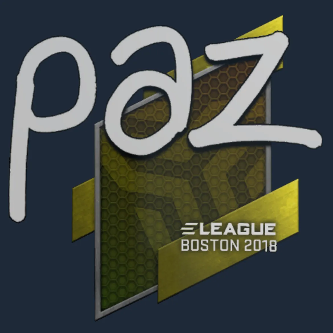 Sticker | paz | Boston 2018