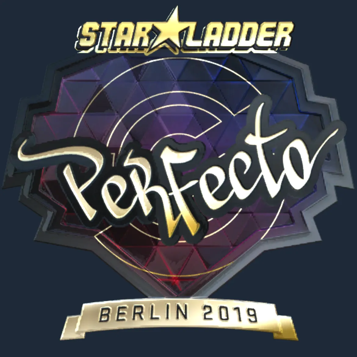 Sticker | Perfecto (Gold) | Berlin 2019