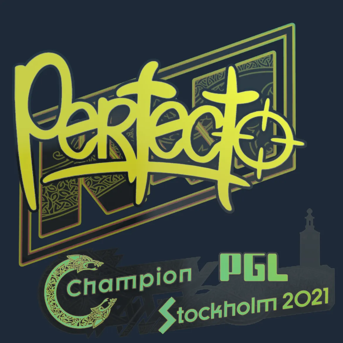 Sticker | Perfecto (Holo) | Stockholm 2021