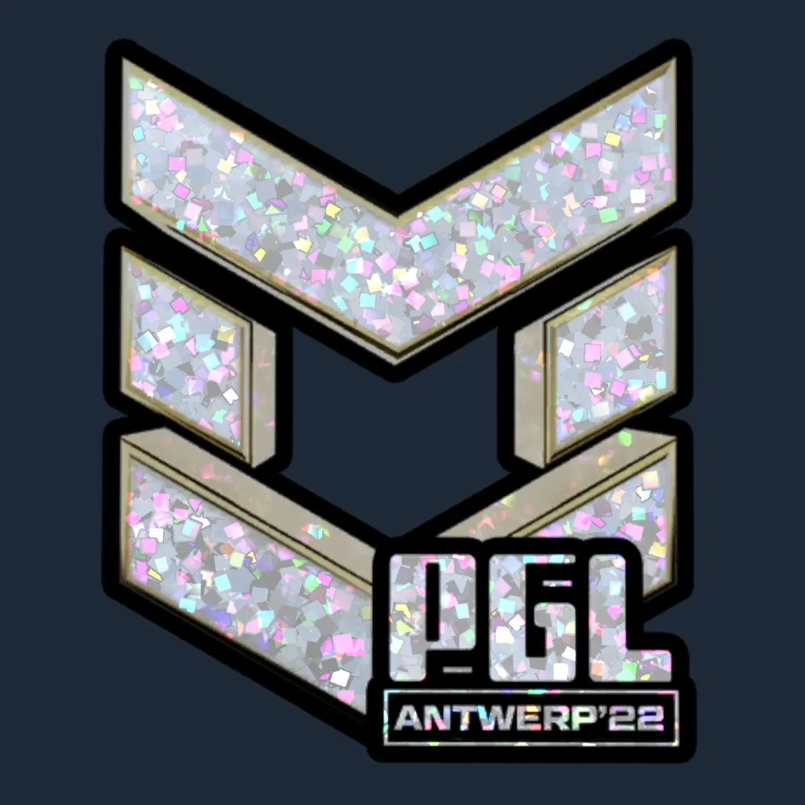 Sticker | PGL (Glitter) | Antwerp 2022