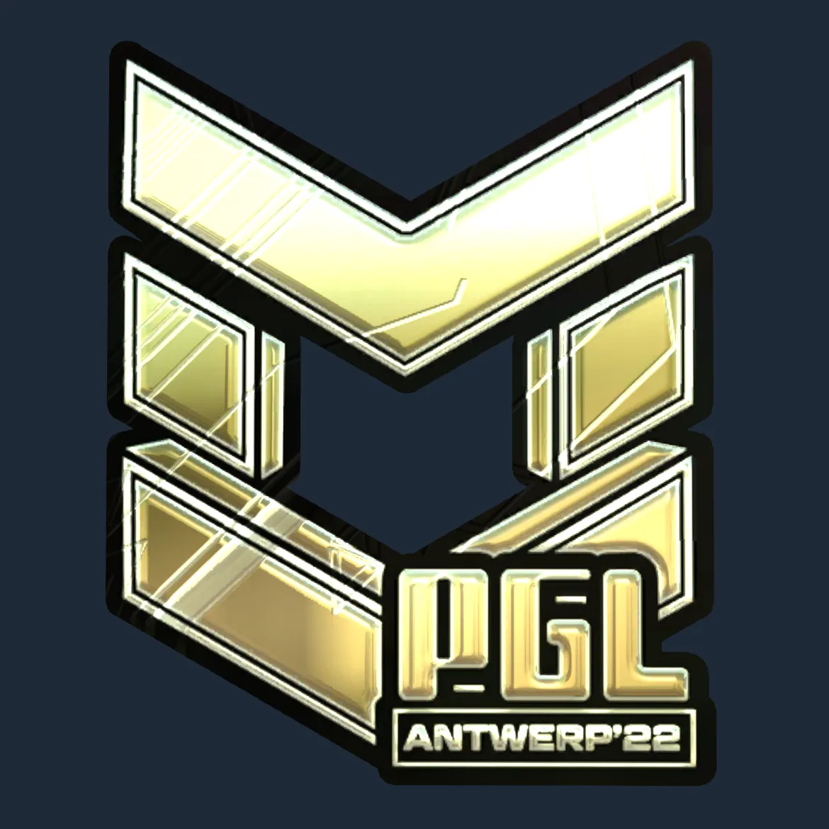 Sticker | PGL (Gold) | Antwerp 2022