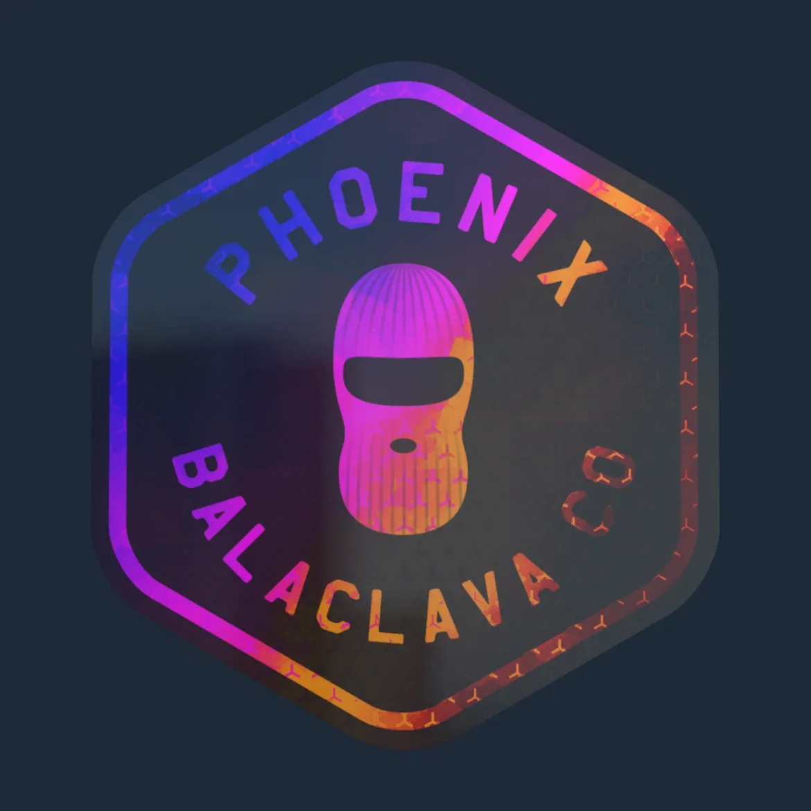 Sticker | Phoenix Balaclava Co. (Holo)