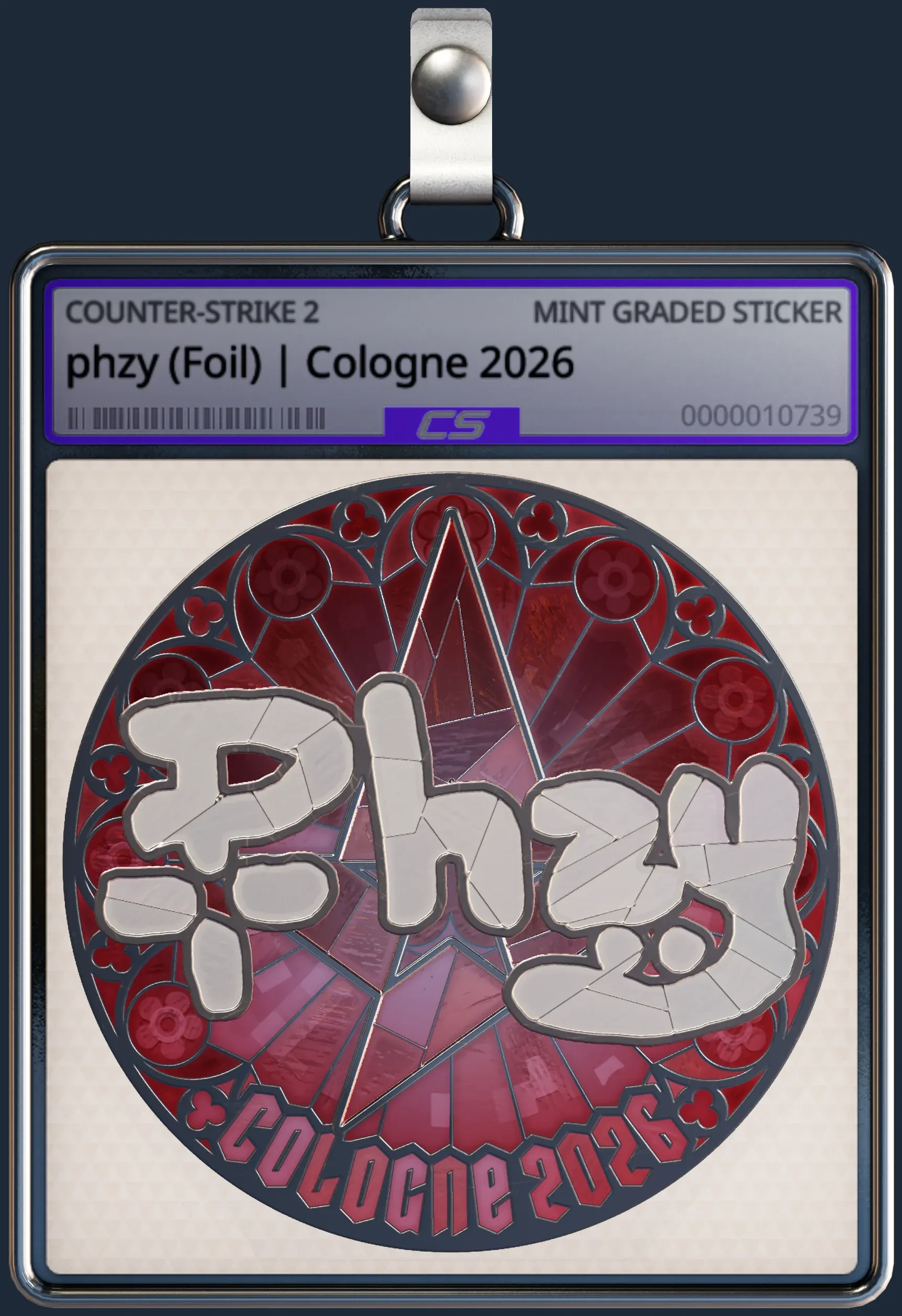Sticker | phzy (Foil) | Cologne 2026 Sticker | phzy (Foil) | Cologne 2026