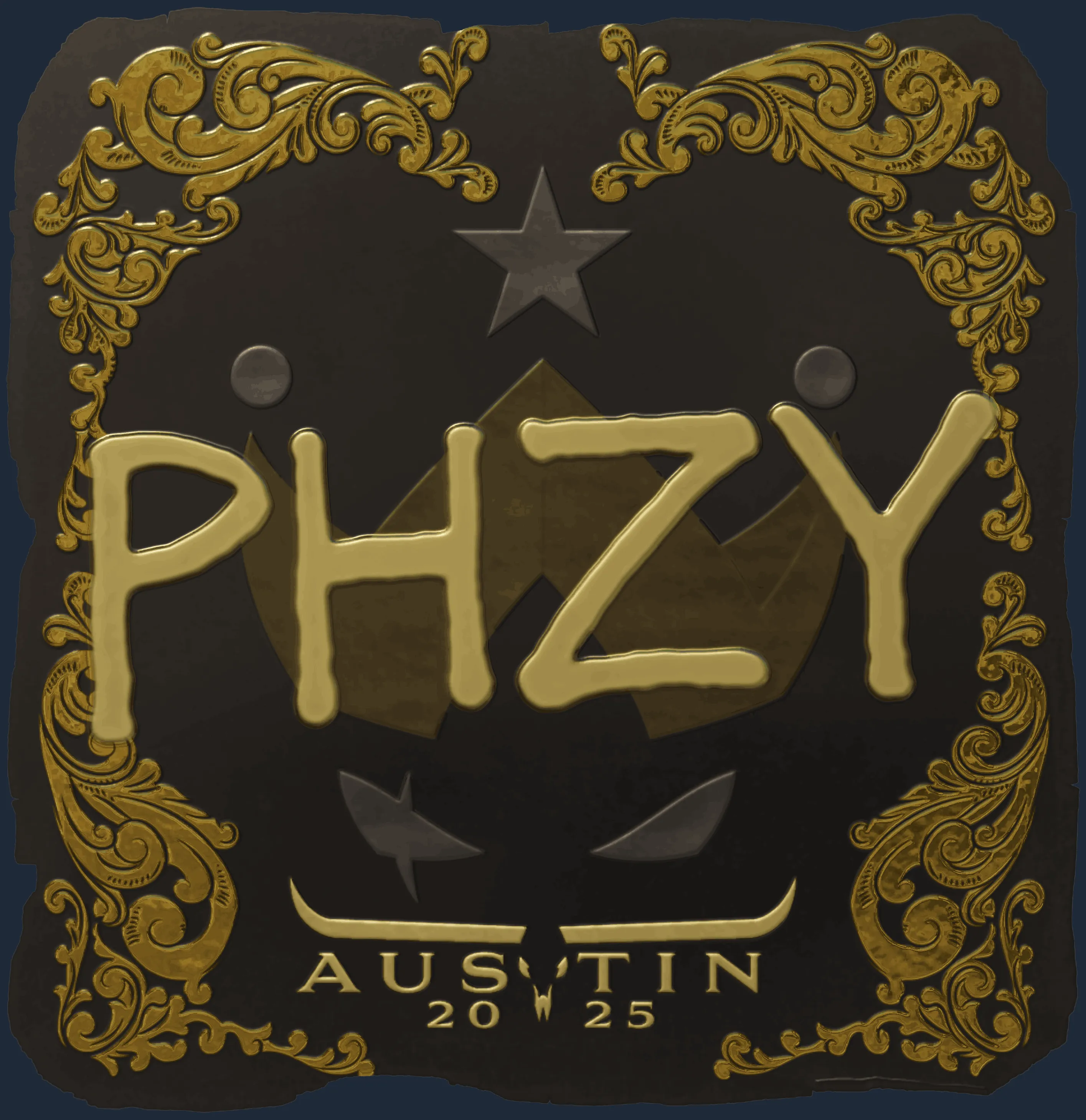 Sticker | phzy (Gold) | Austin 2025