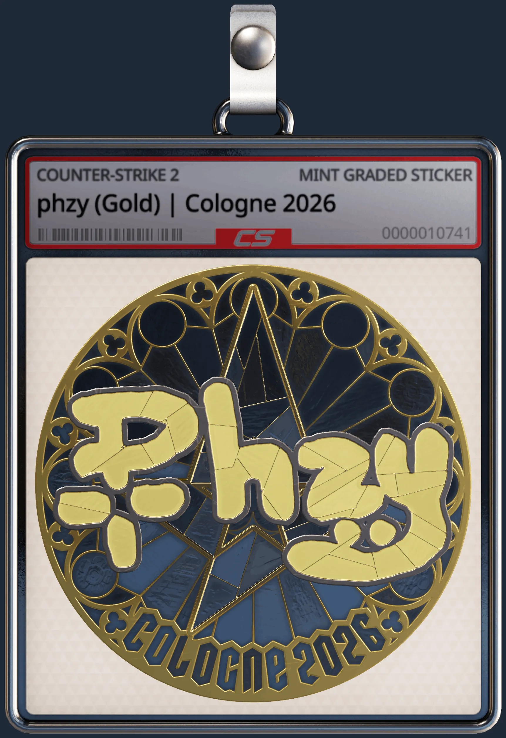 Sticker | phzy (Gold) | Cologne 2026 Sticker | phzy (Gold) | Cologne 2026