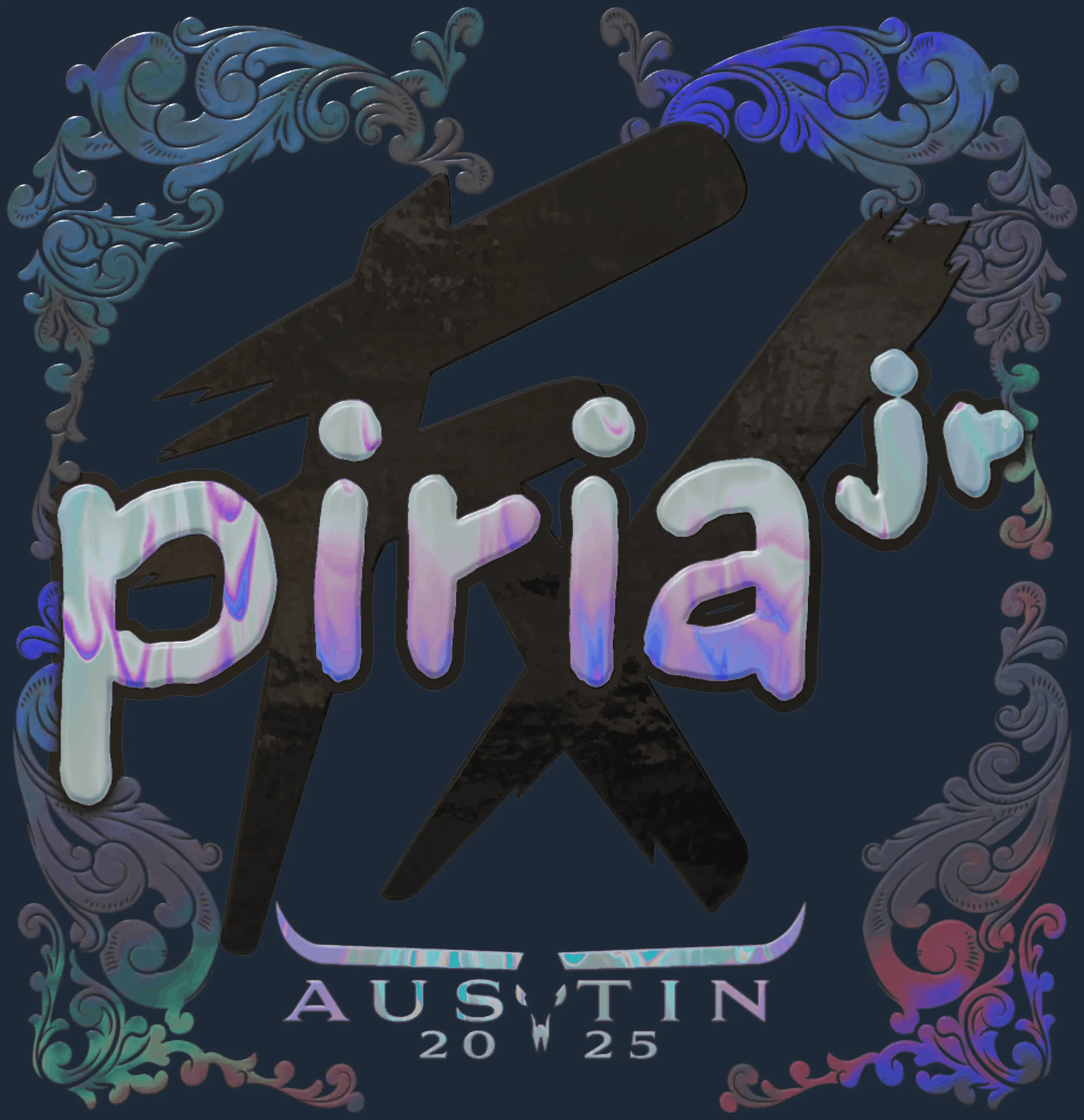 Sticker | piriajr (Holo) | Austin 2025