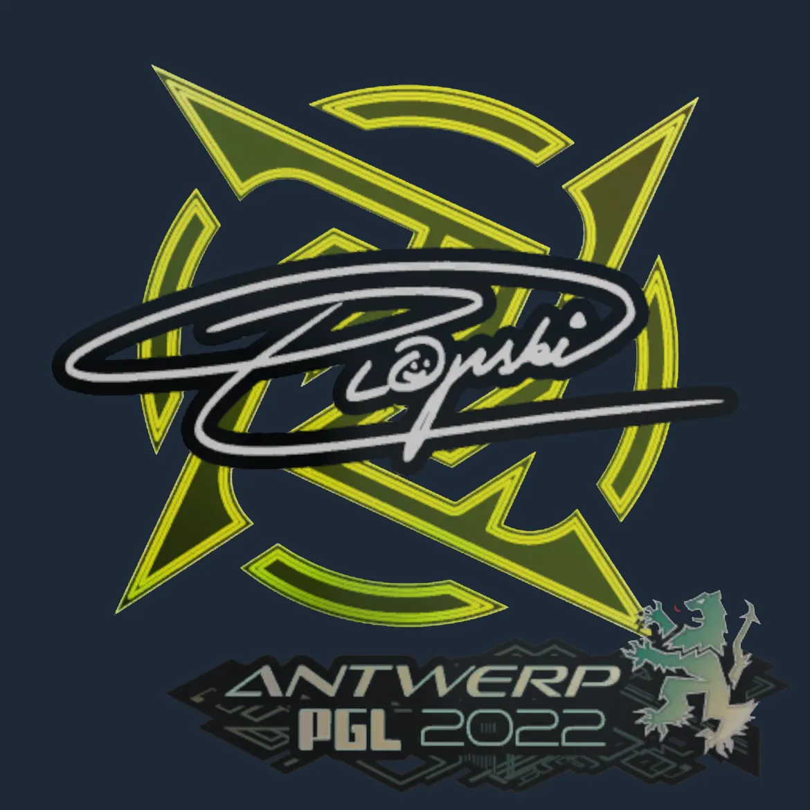 Sticker | Plopski | Antwerp 2022