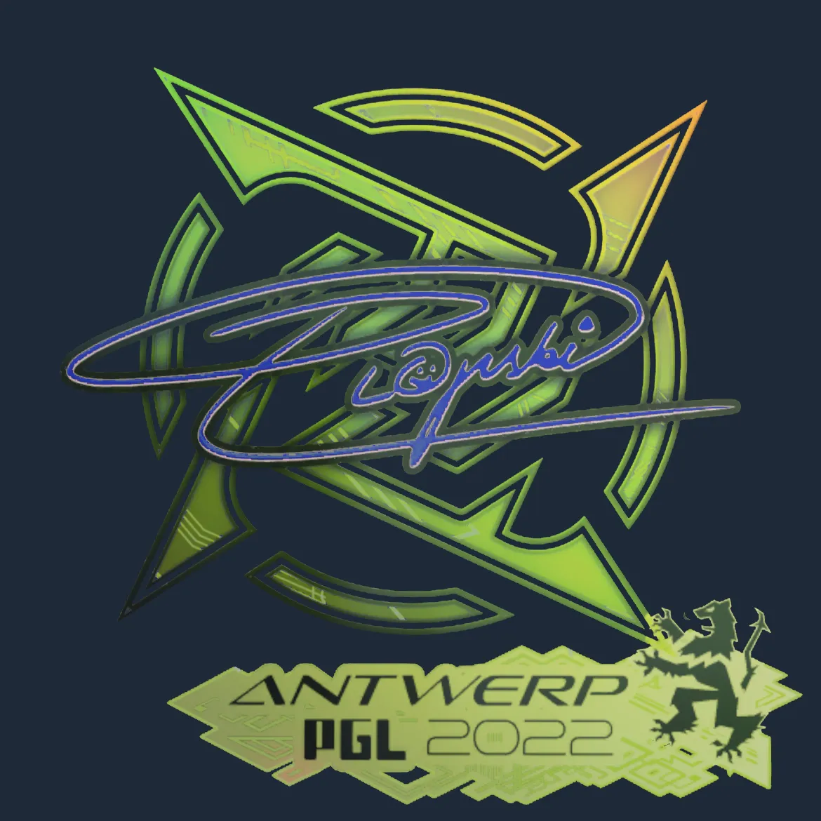 Sticker | Plopski (Holo) | Antwerp 2022