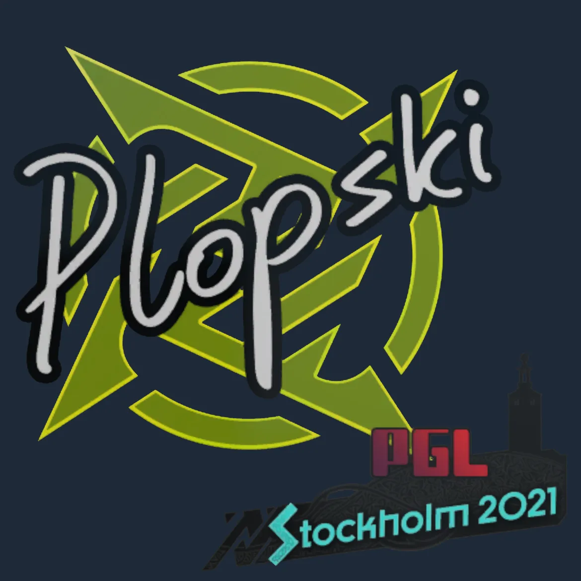 Sticker | Plopski | Stockholm 2021