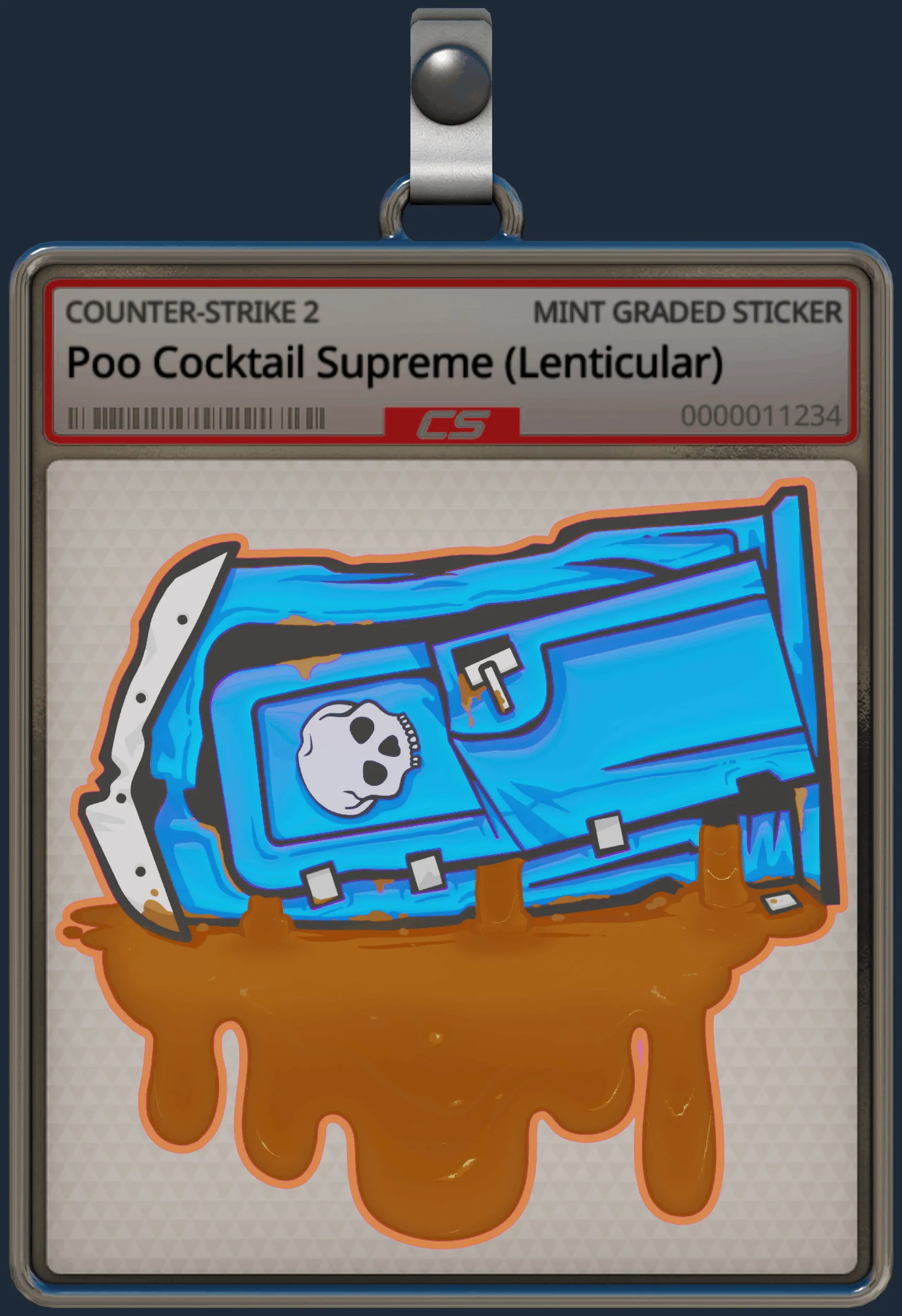 Sticker | Poo Cocktail Supreme (Lenticular) Sticker | Poo Cocktail Supreme (Lenticular)